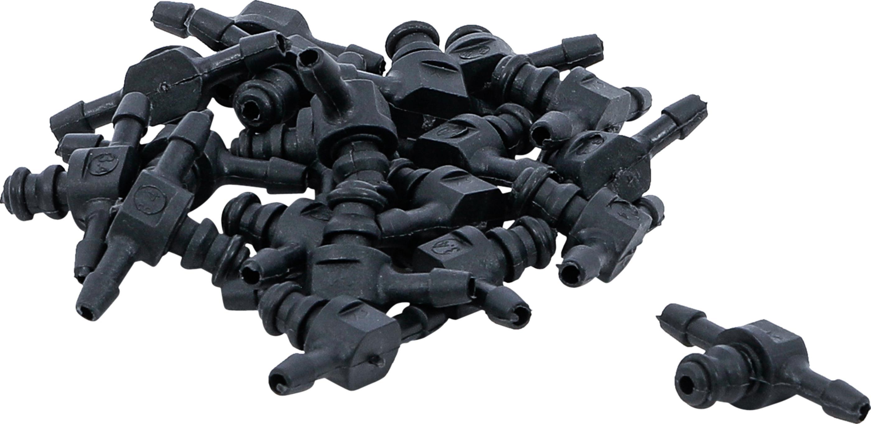 Kunststoff-Verbinder-Satz | T-Form | 20-tlg. BGS8107-20