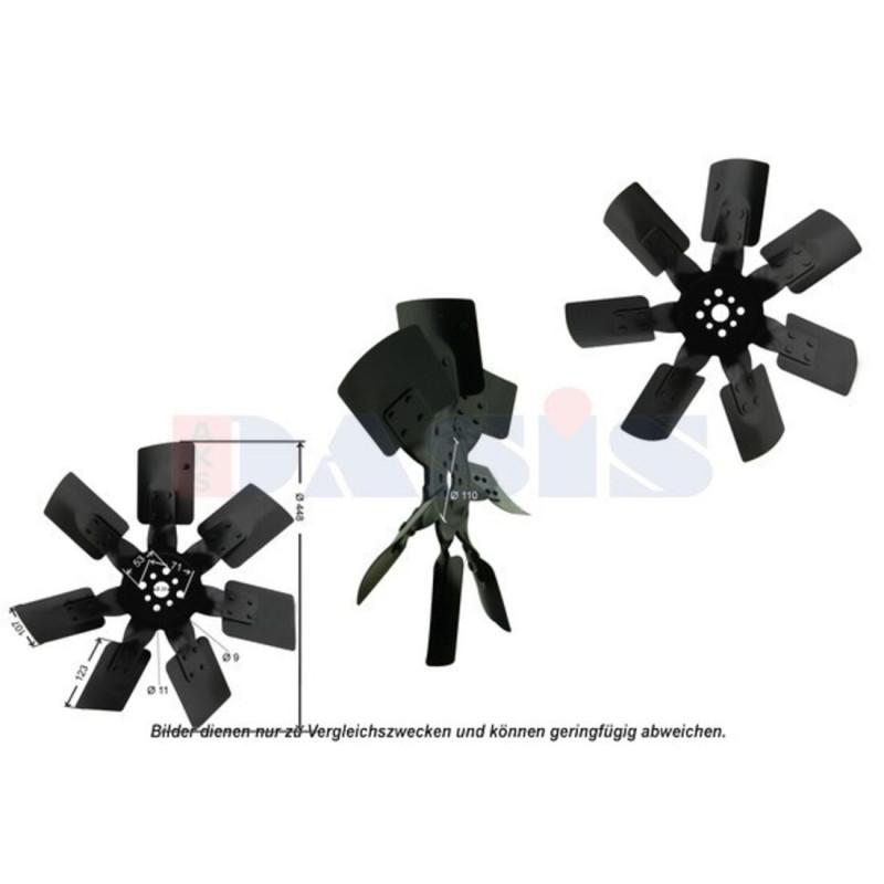 Lüfterrad, Motorkühlung, AKS DASIS 448021N