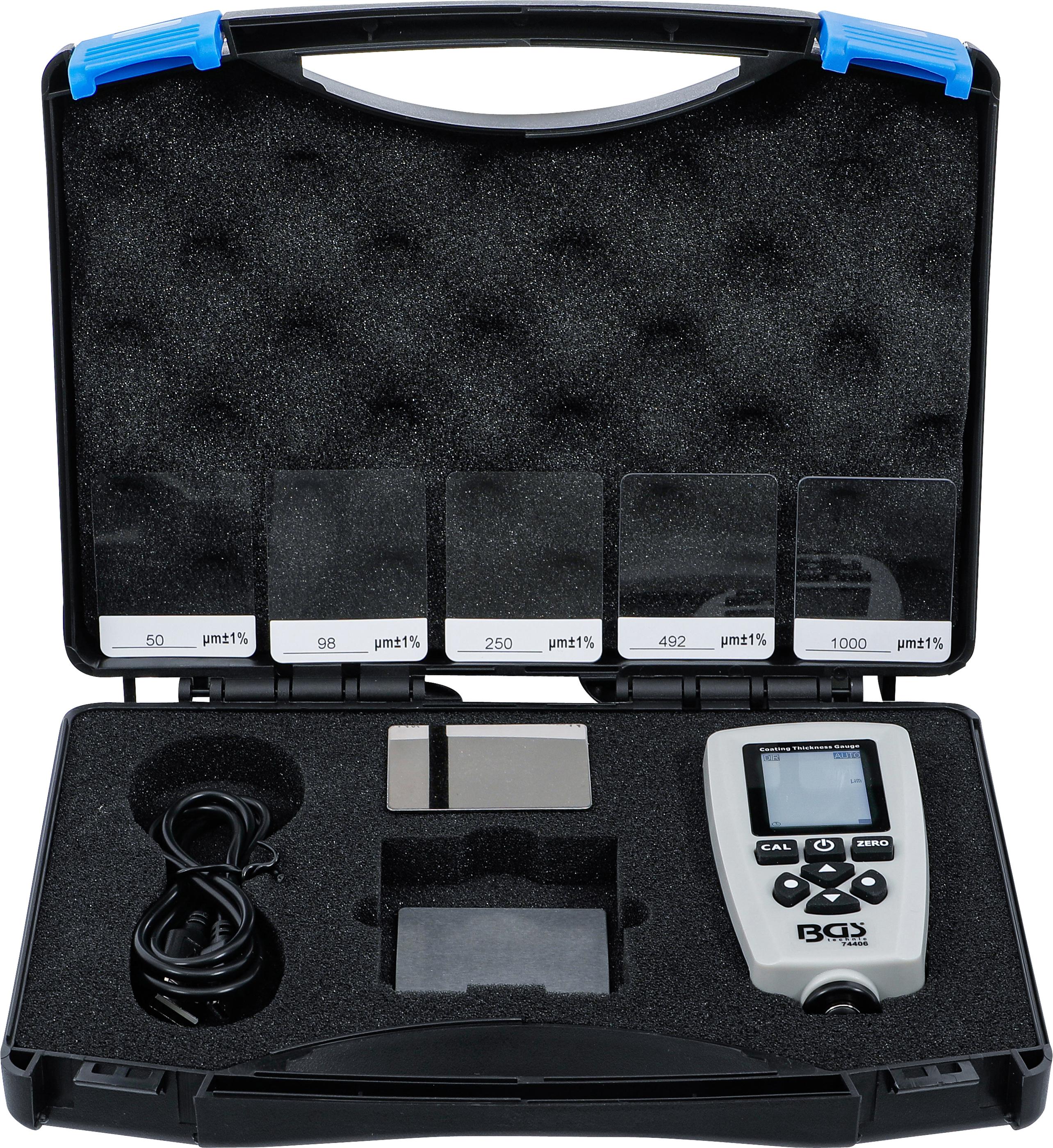 Lackschichten-Messgerät | für Eisen und Nicht-Eisen-Metalle BGS74406