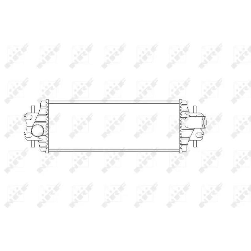 Ladeluftkühler passend für RENAULT Trafic 2.5D 01- NRF 30876