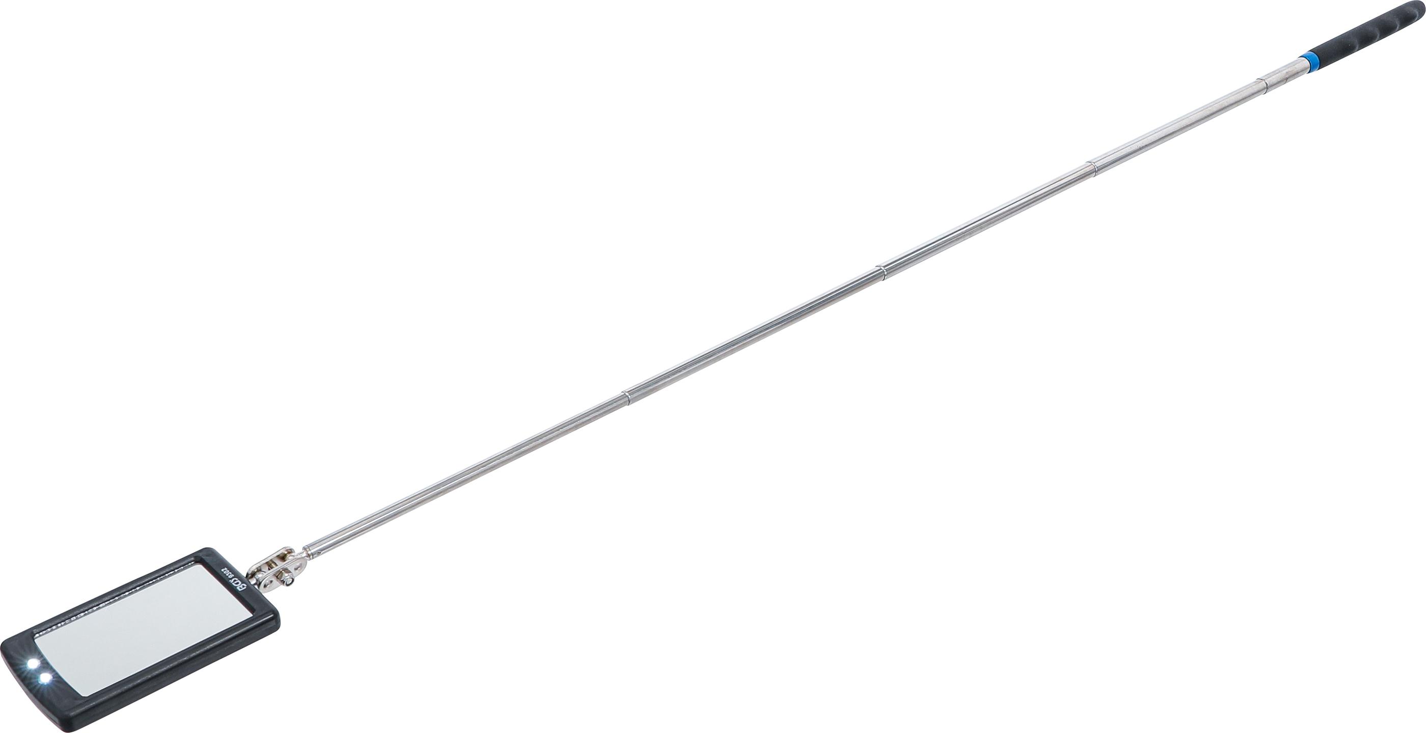 LED-Teleskop-Inspektionsspiegel | 285 - 870 mm BGS9302