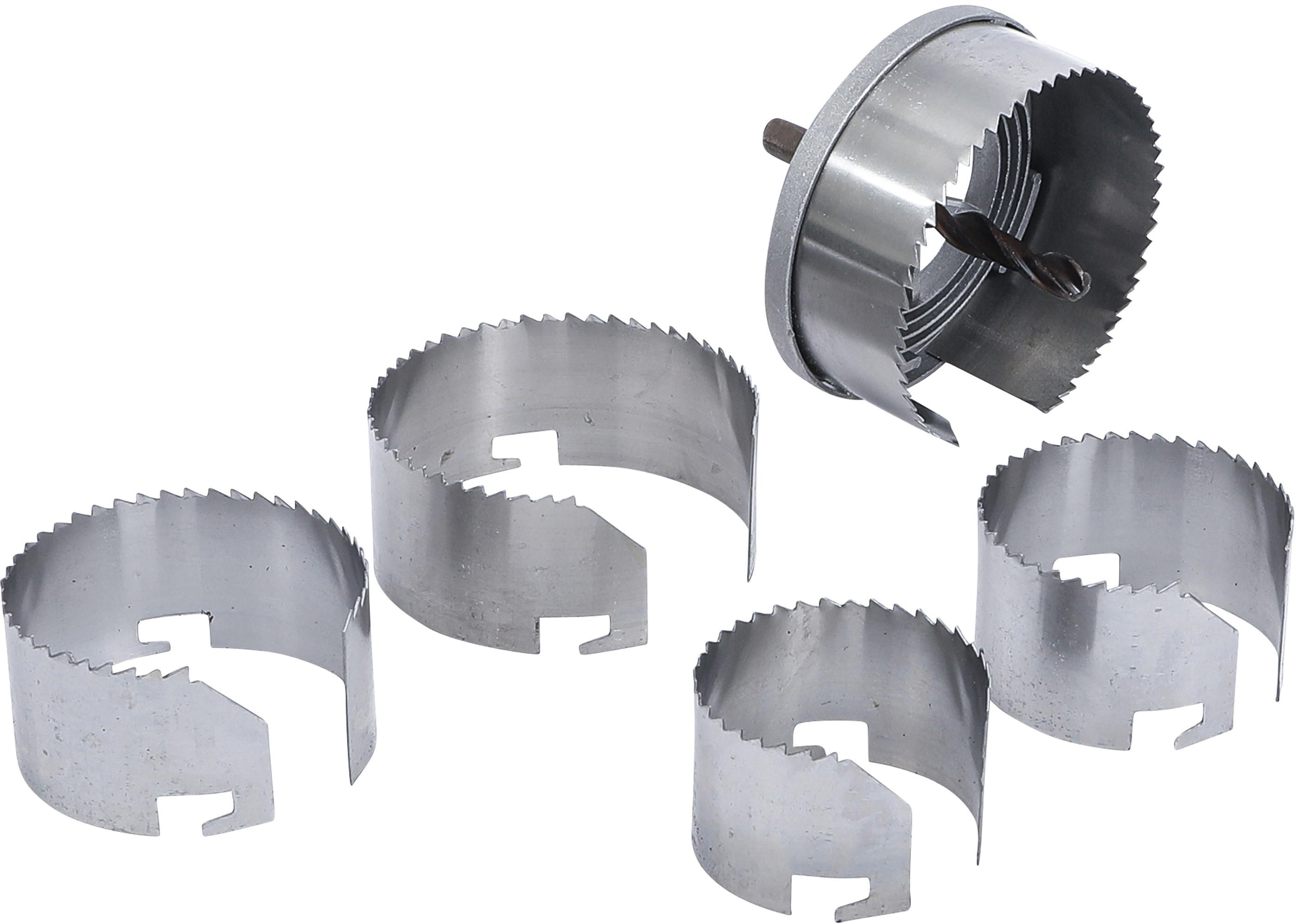 Lochsägen-Satz | Ø 60 - 95 mm | Tiefe 35 mm | 5-tlg. BGS50305