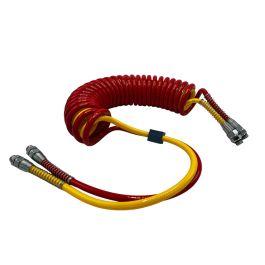 Luftwendel duo rot/gelb 16mm mit 60cm ende