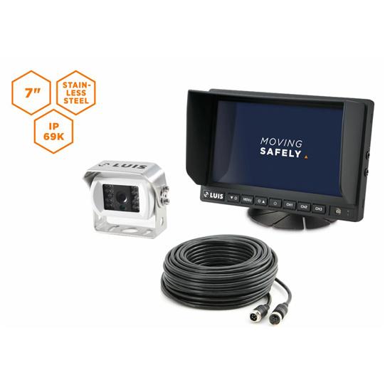 LUIS Kamerasystem Professional, 7" Monitor mit 3 Eingängen 245559254 Suer