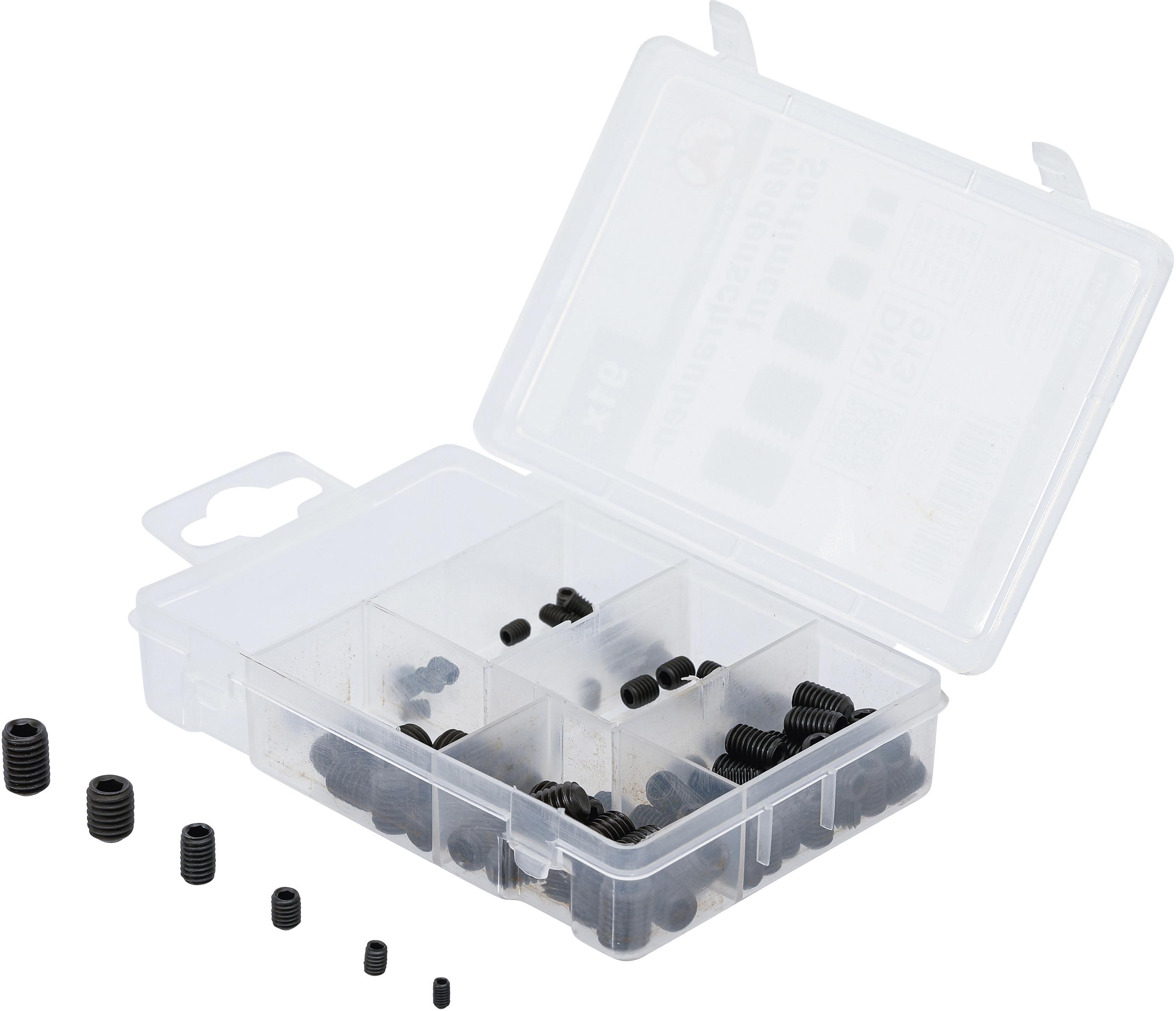 Madenschrauben-Sortiment | 91-tlg. BGS88156