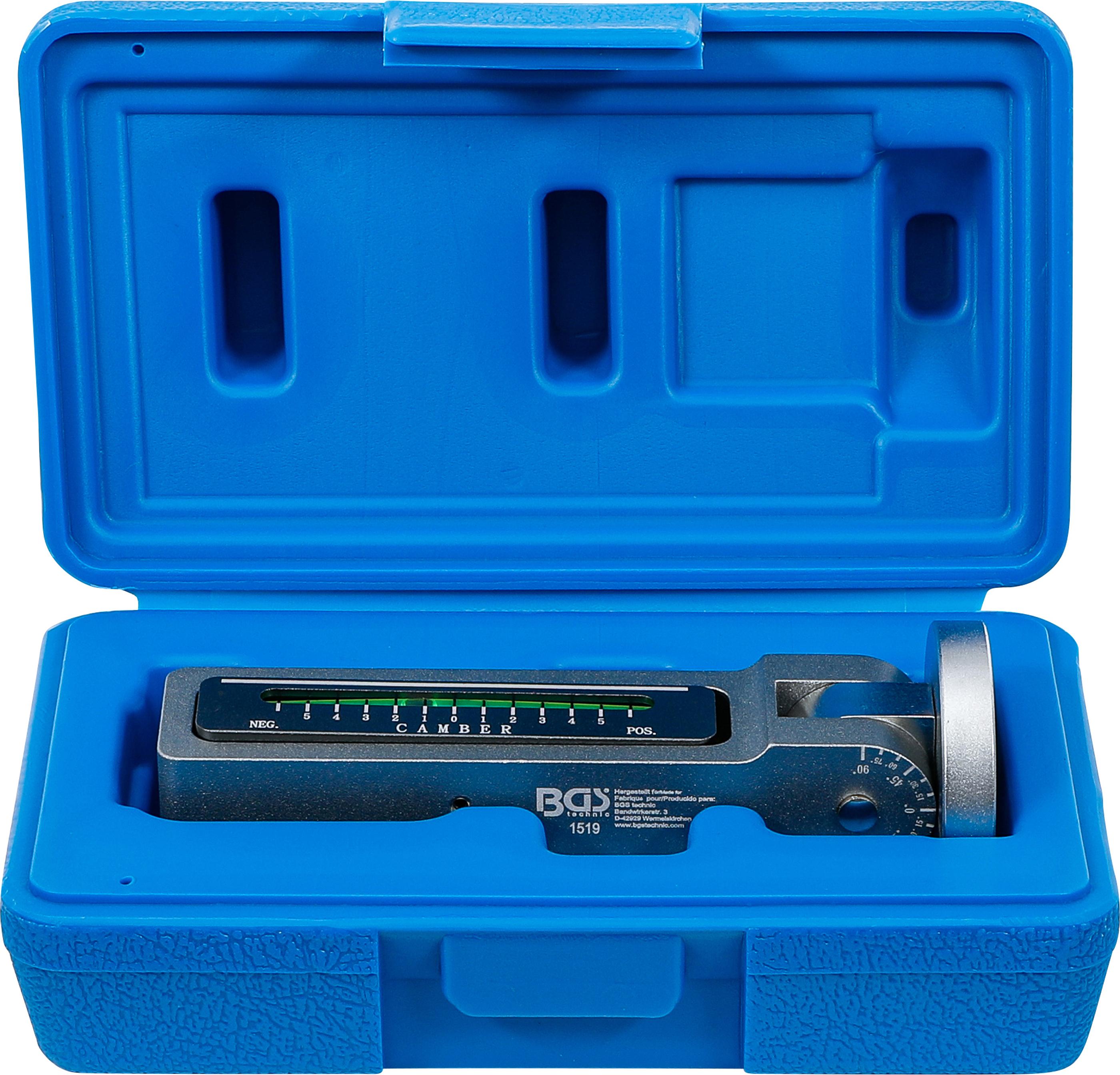 Magnetisches Radsturz-Einstellwerkzeug | mit doppelter Verstellmöglichkeit BGS1519