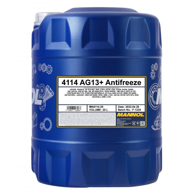 MANNOL 4114 AG13+ Antifreeze 20 Liter