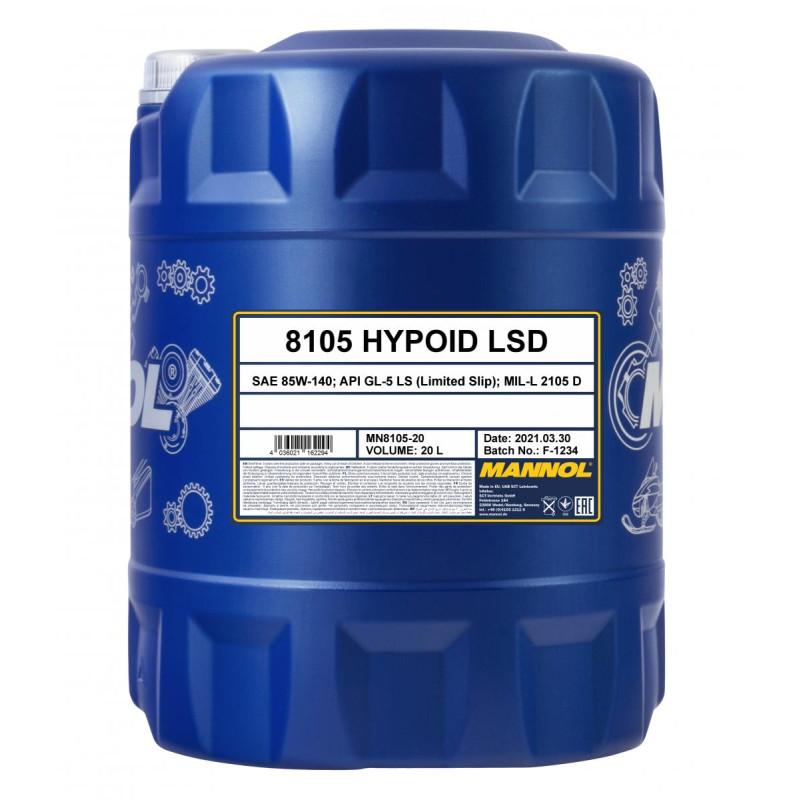 MANNOL Hypoid LSD 85W-140 GL-5 20 Liter