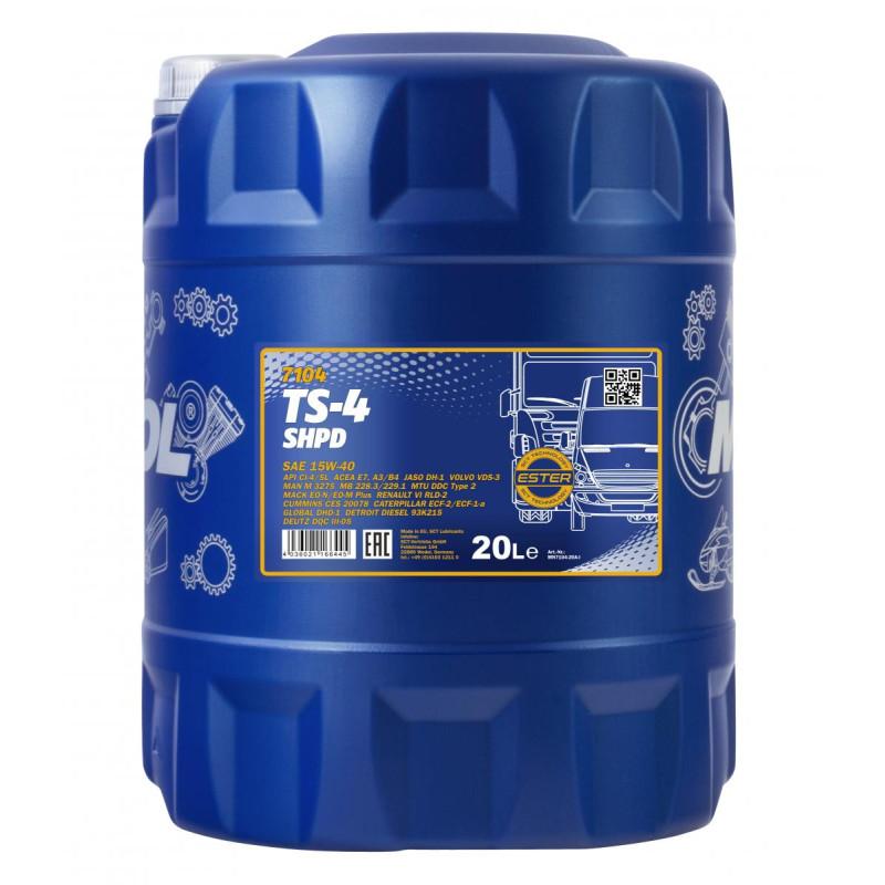MANNOL TS-4 SHPD 15W-40 Extra 20 Liter
