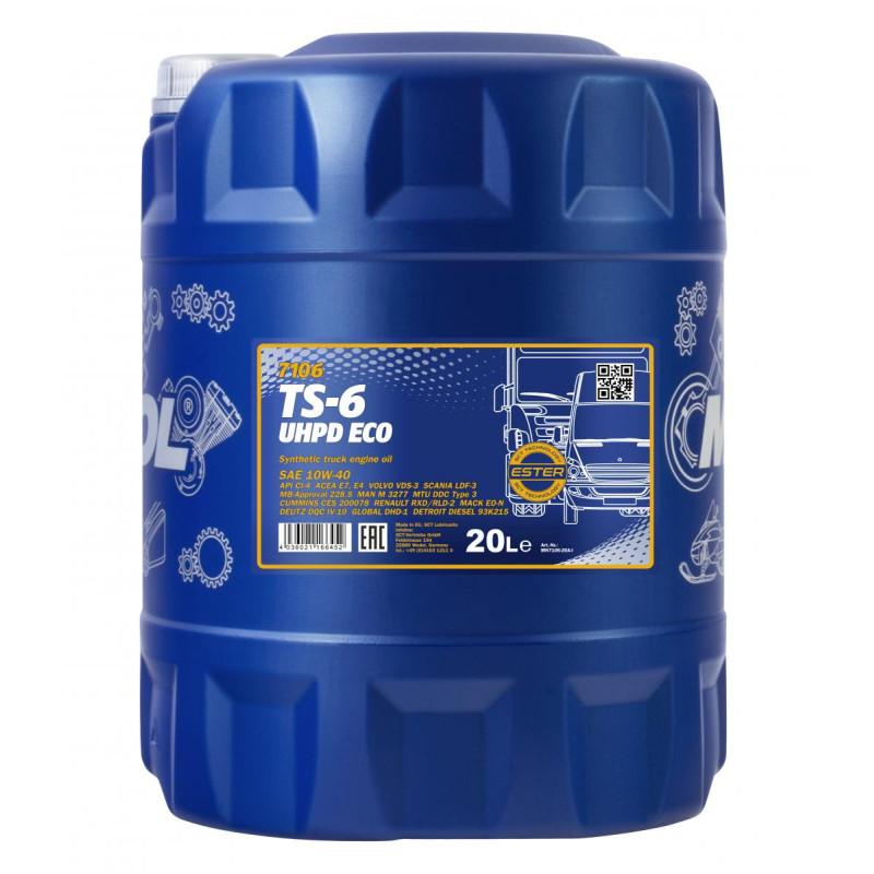 MANNOL TS-6 UHPD 10W-40 Eco 20 Liter