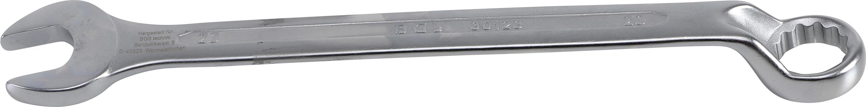 Maul-Ringschlüssel, gekröpft | SW 23 mm BGS30123