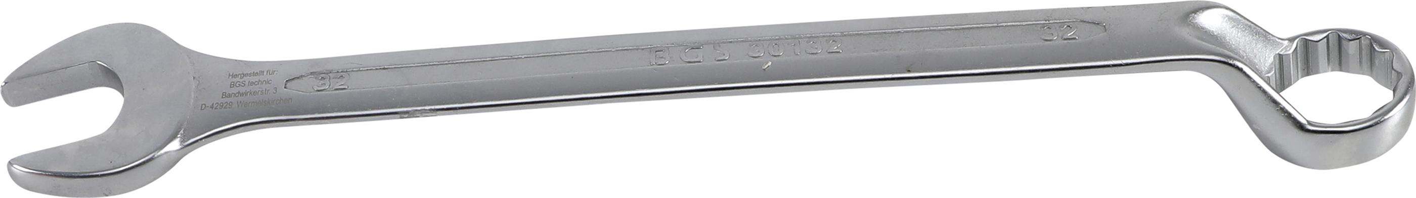Maul-Ringschlüssel, gekröpft | SW 32 mm BGS30132