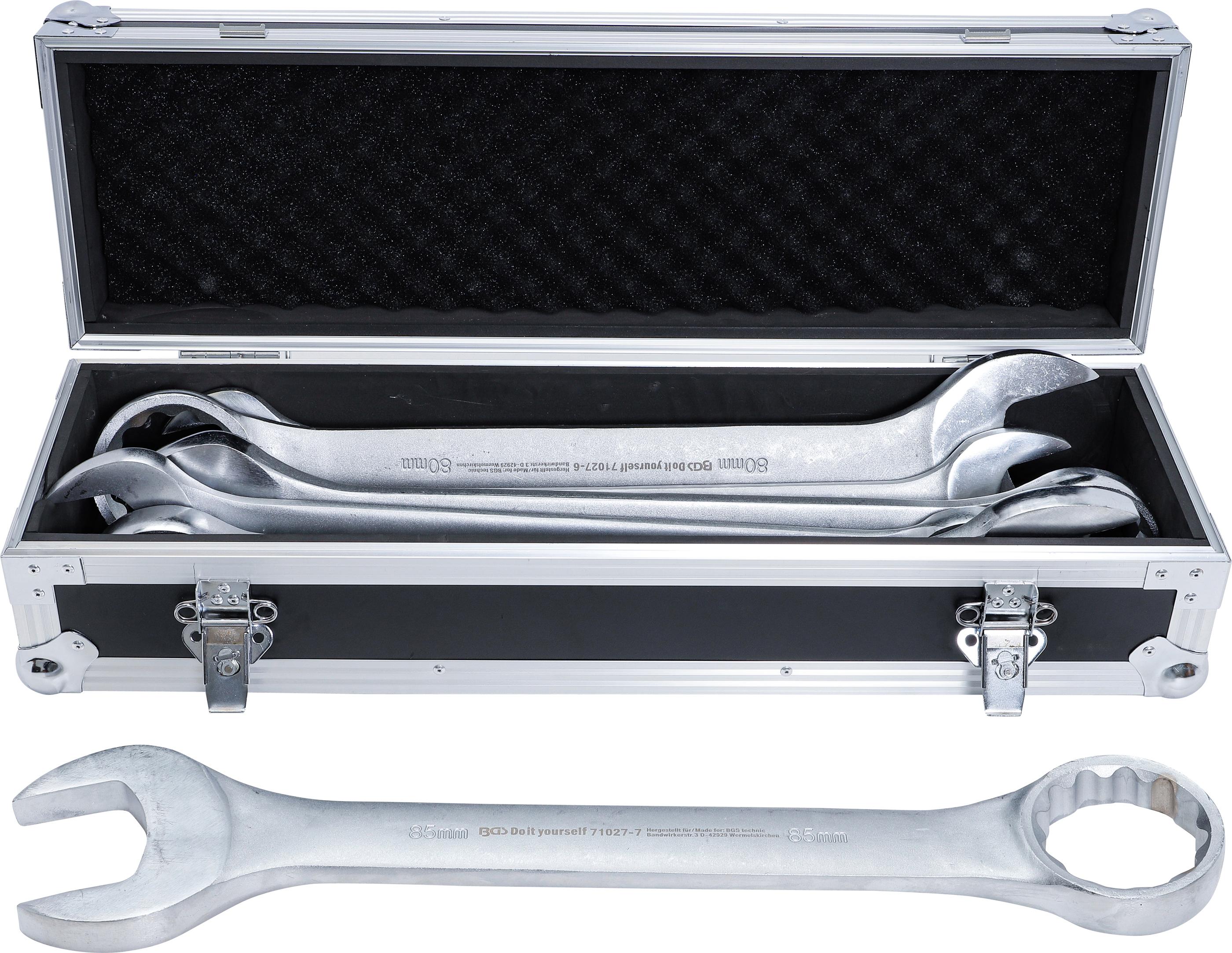 Maul-Ringschlüssel-Satz | XXL | SW 55 - 85 mm | 7-tlg. BGS71027