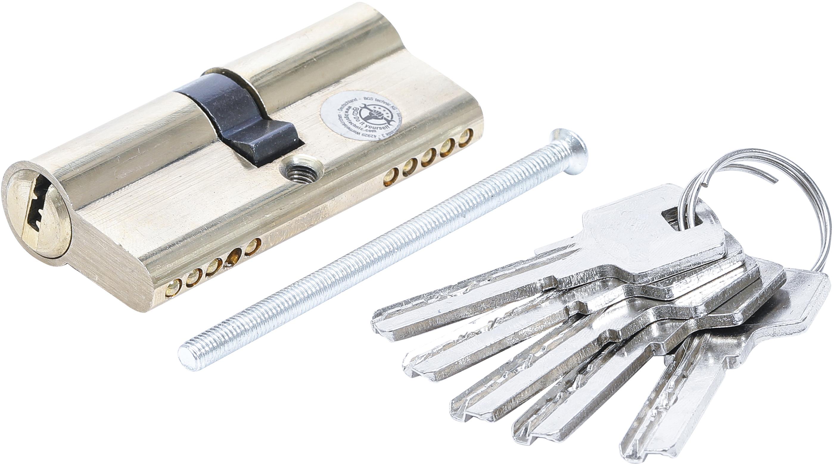 Messing-Schließzylinder | 70 mm BGS8093