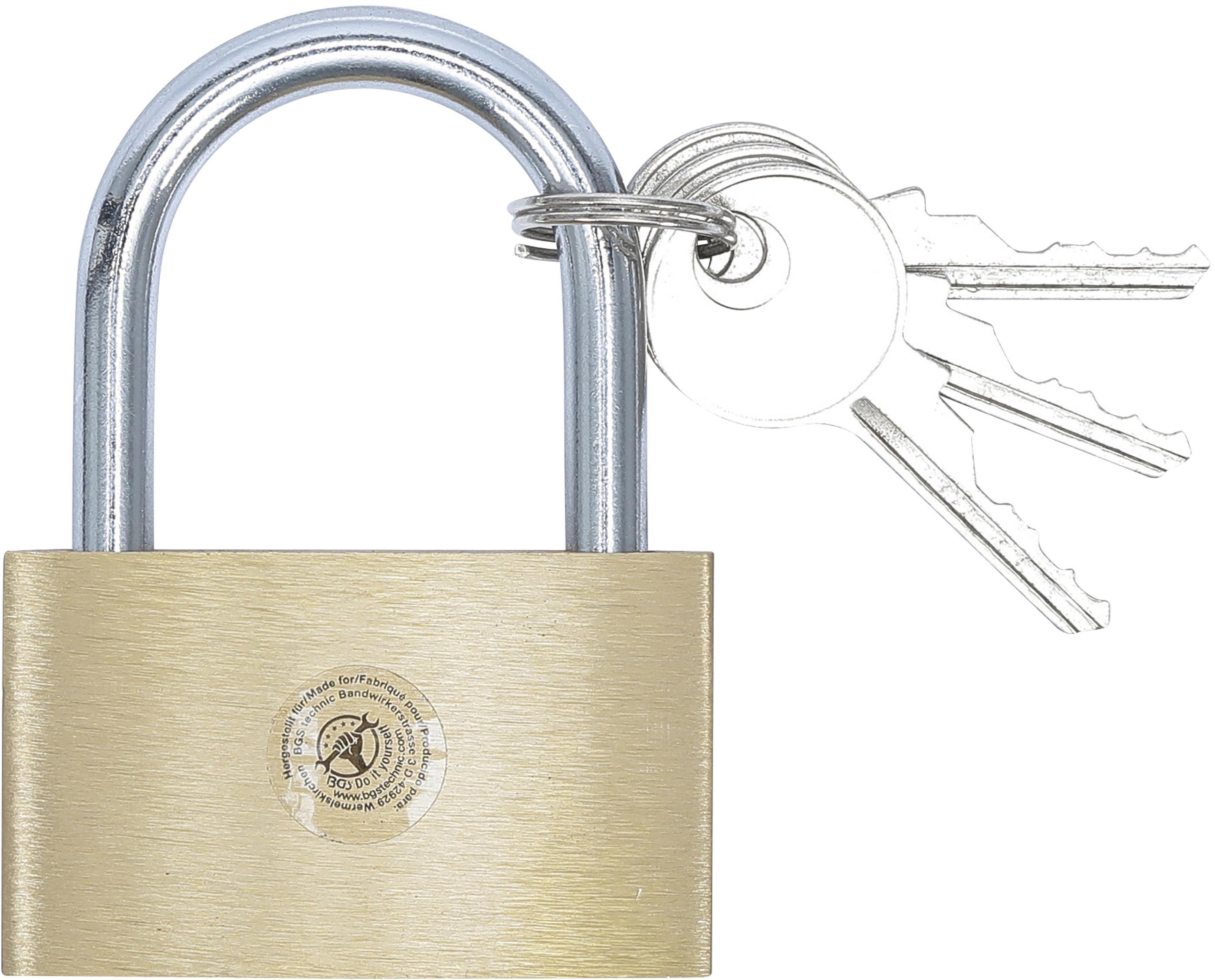 Messing-Vorhängeschloss | 50 mm BGS3099