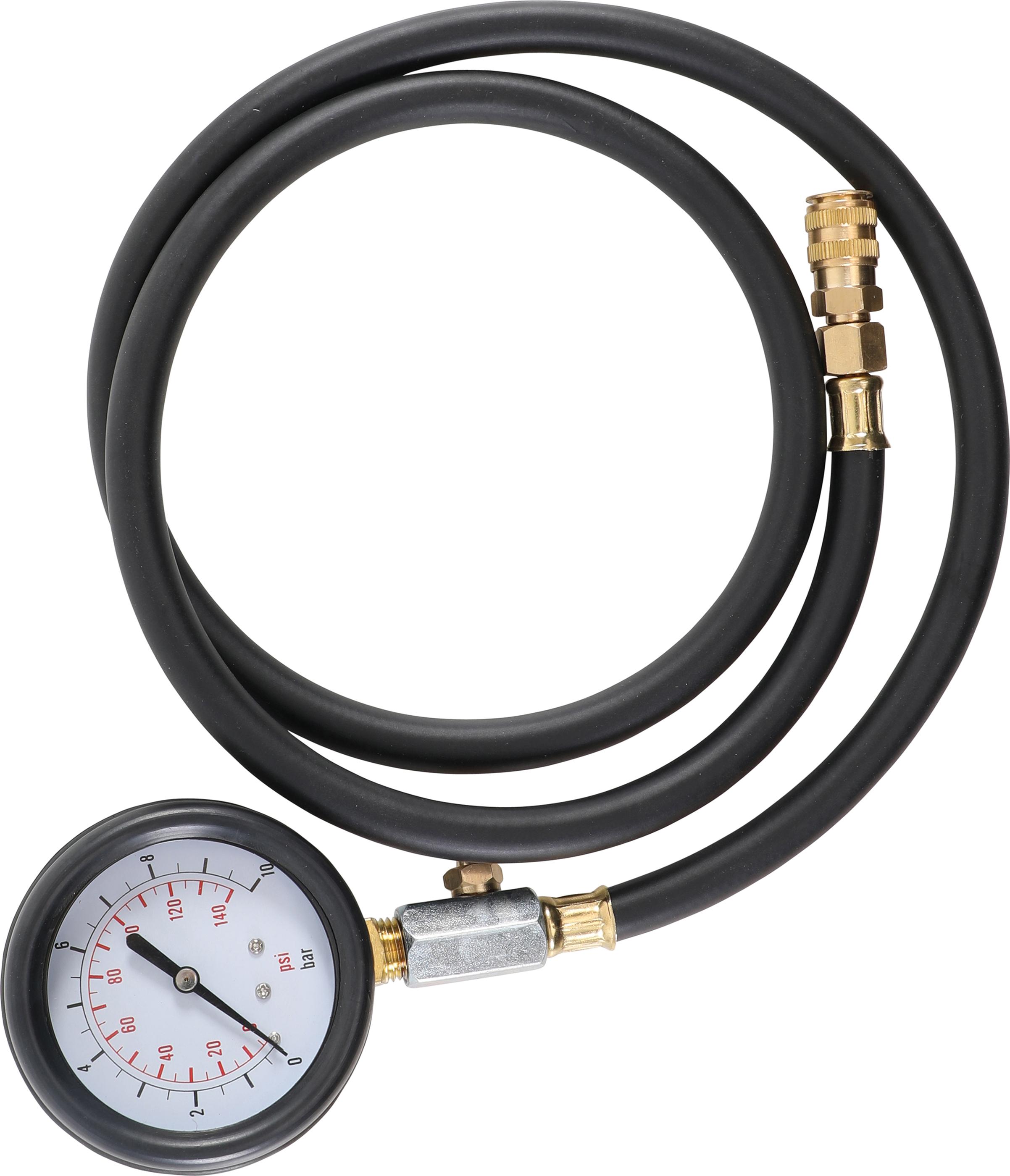 Messuhr mit Ventil | 0 - 10 Bar | für Art. 8007 BGS8007-2