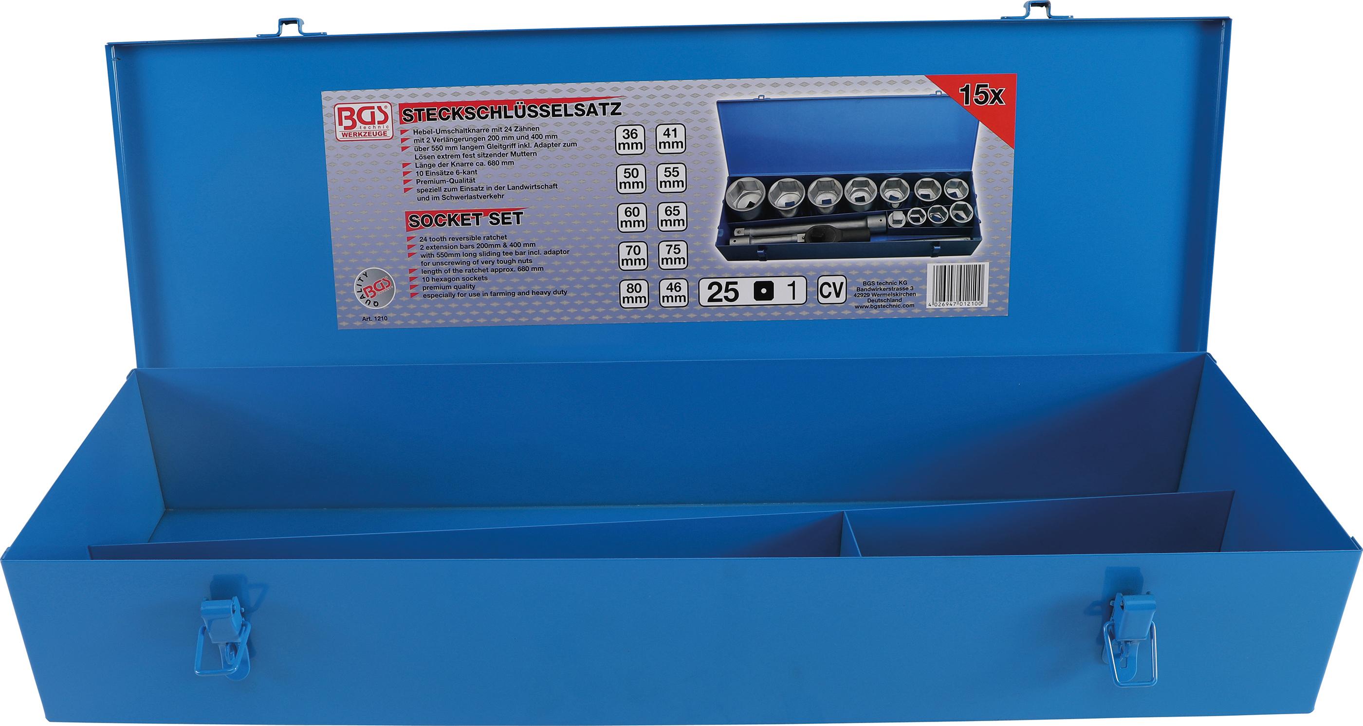 Metall-Leerkassette für Art. 1210 BGS1210-LEER