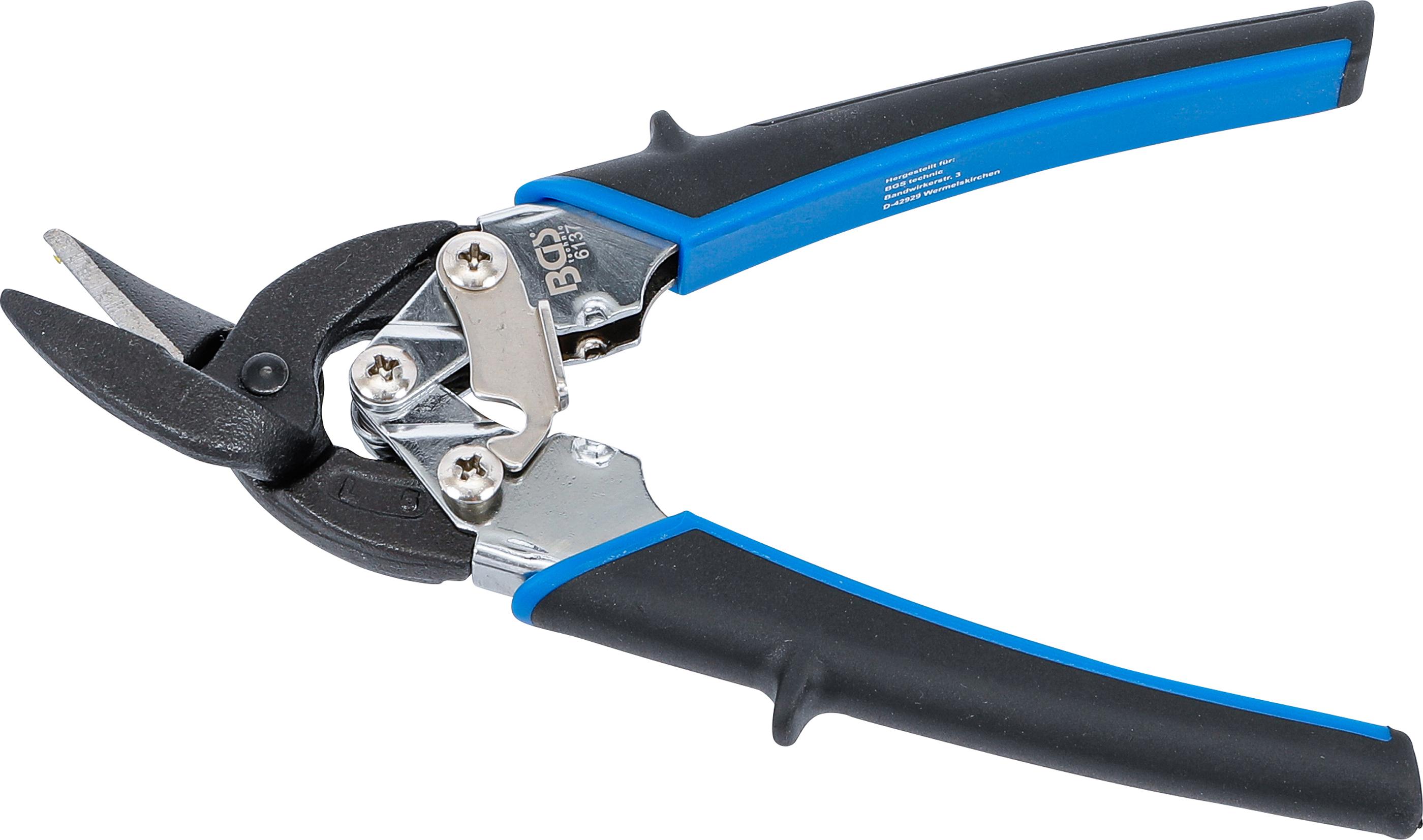 Mini-Karosserie-Blechschere | linkschneidend | 195 mm BGS6137