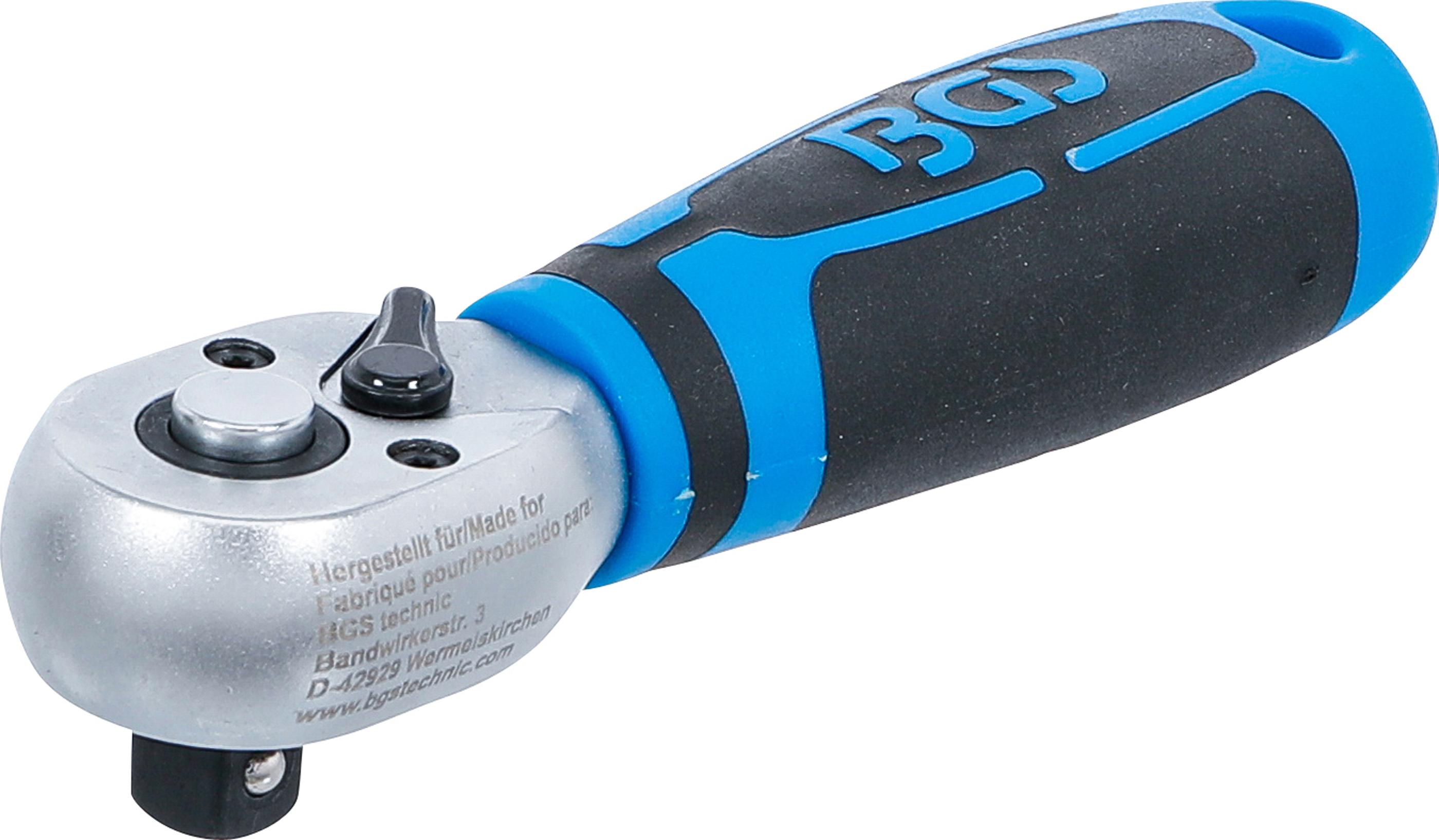 Mini-Umschaltknarre | Abtrieb Außenvierkant 10 mm (3/8") BGS643