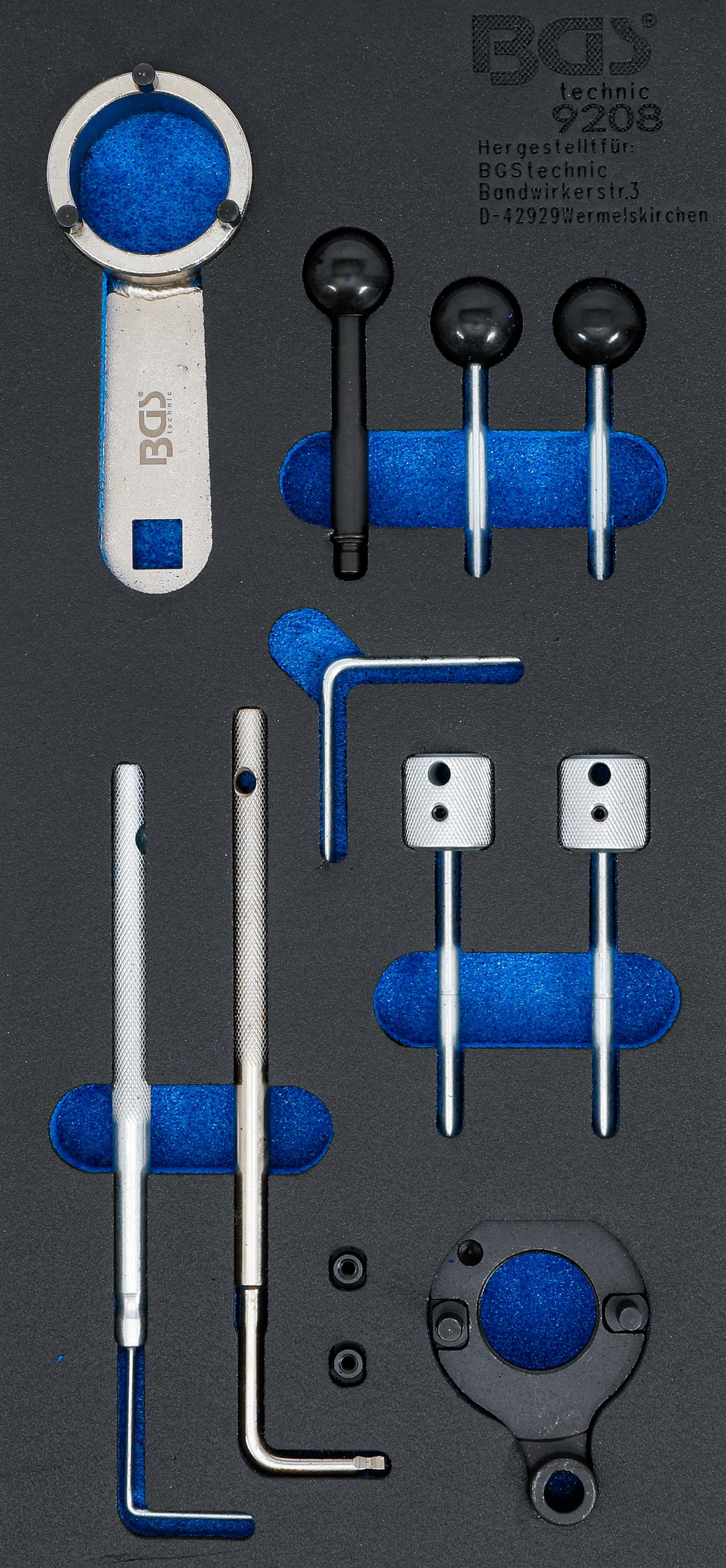 Motor-Einstellwerkzeug-Satz | für VAG 1.4 / 1.6 / 2.0 TDI Common Rail BGS9208