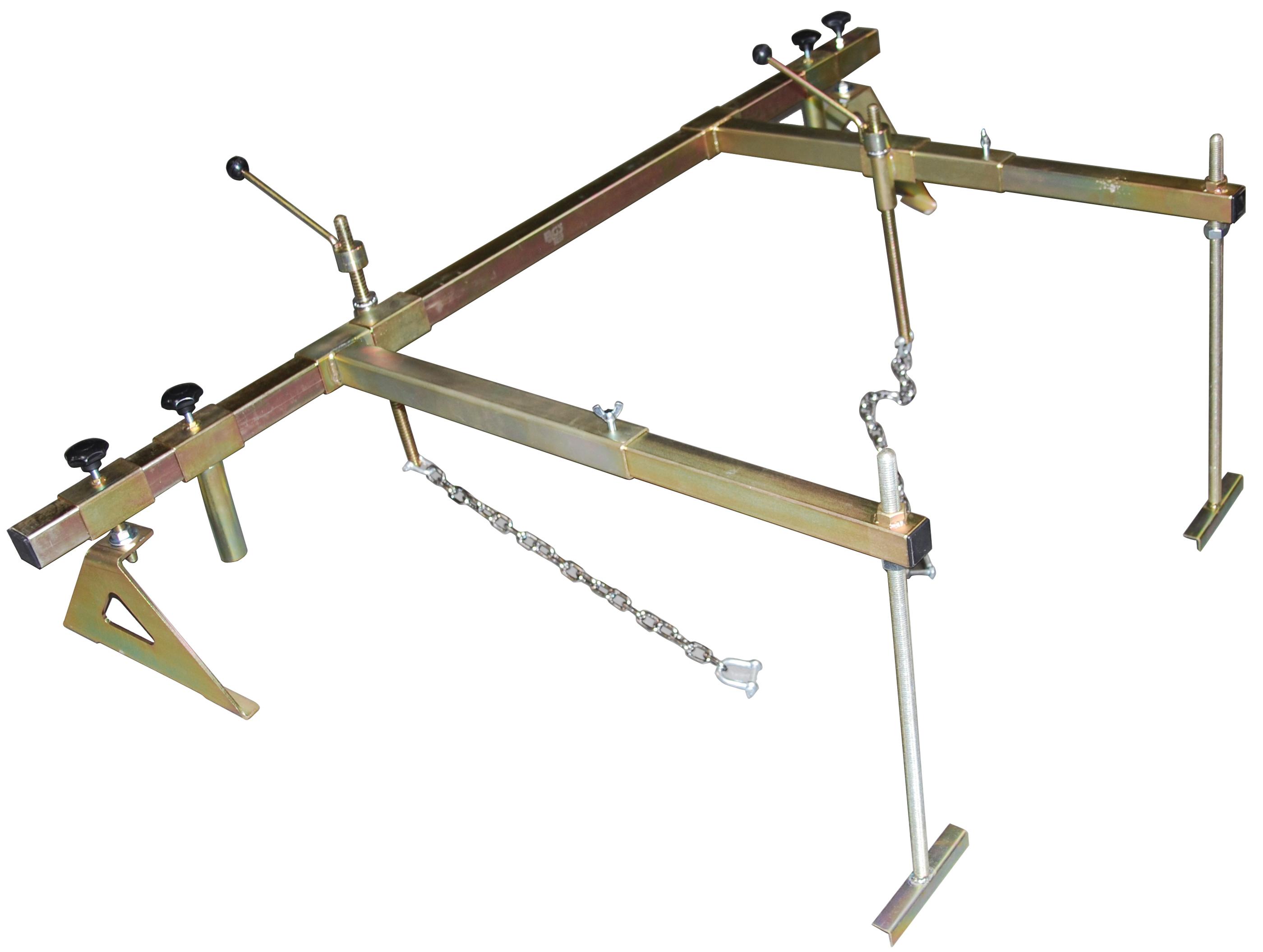 Motortraverse mit 4-Punkt Abstützung | 510 - 845 mm | 315 kg BGS9237