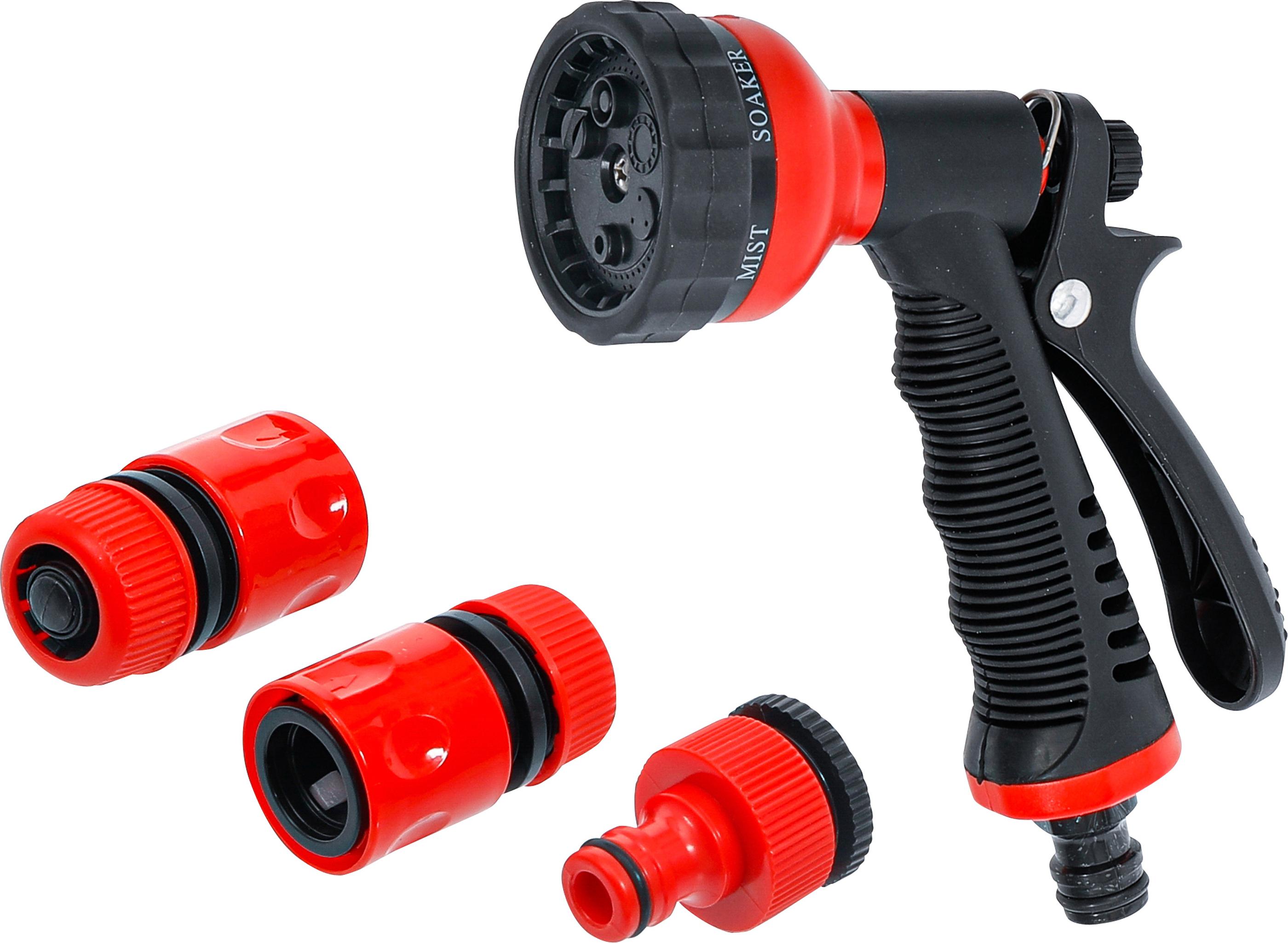 Multifunktions-Garten-Handbrause | mit 6 Funktionen | 5-tlg. BGS70905