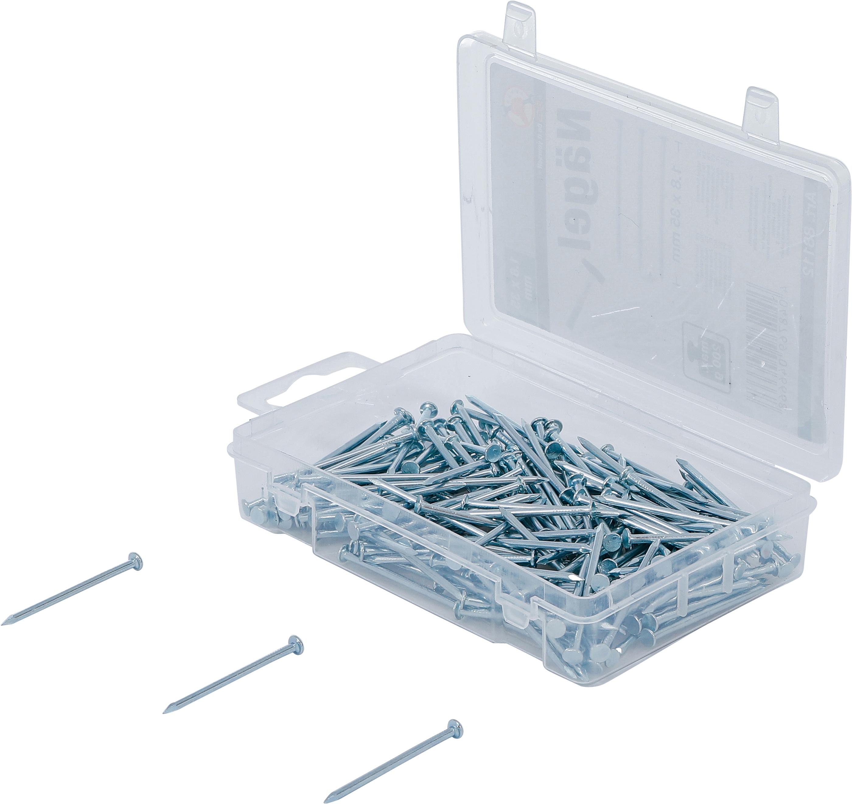 Nägel-Sortiment | 200 g | 1,8 x 35 mm BGS88112