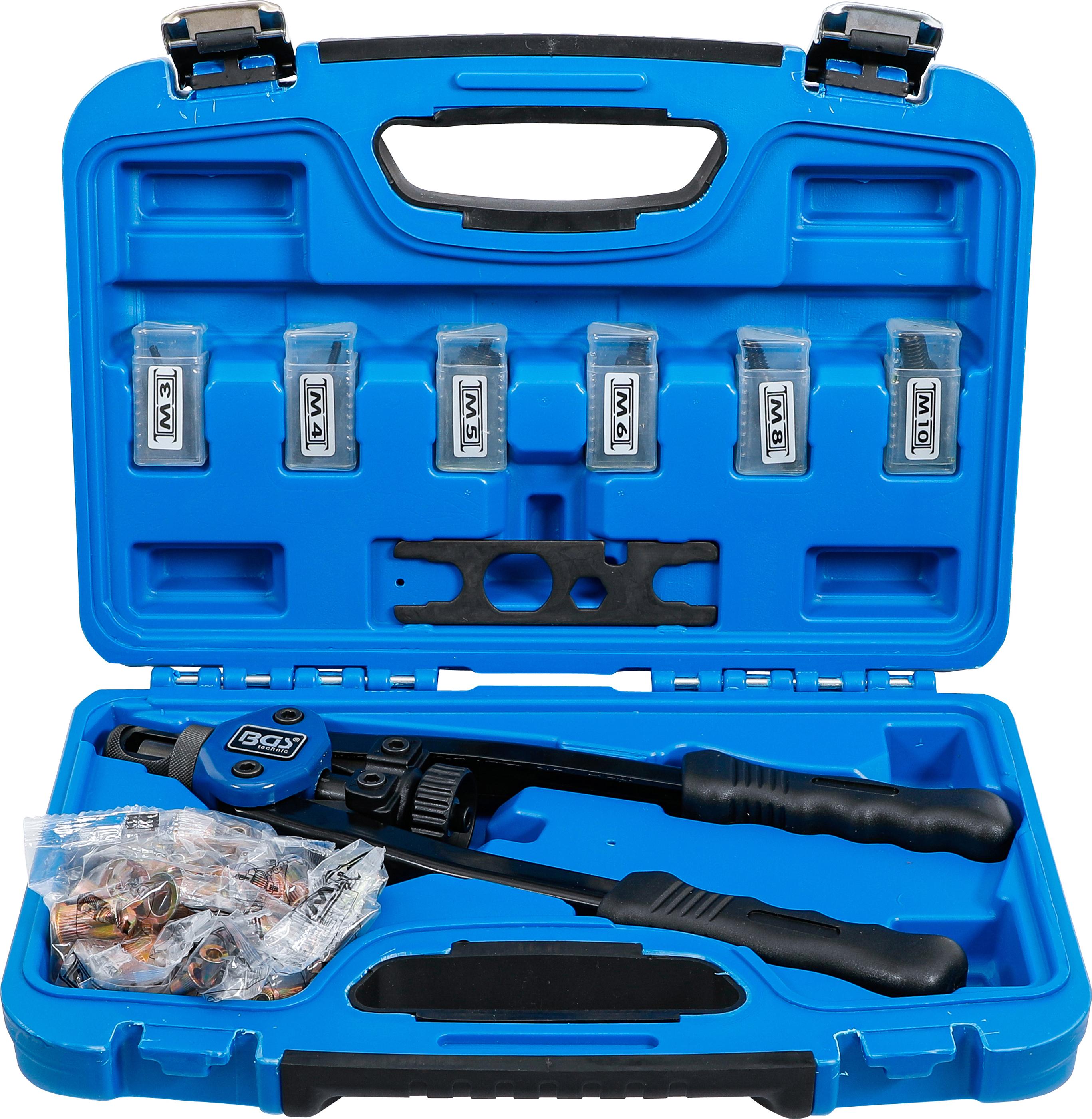 Nietmutternzangen-Satz | M3 - M10 | 68-tlg. BGS408