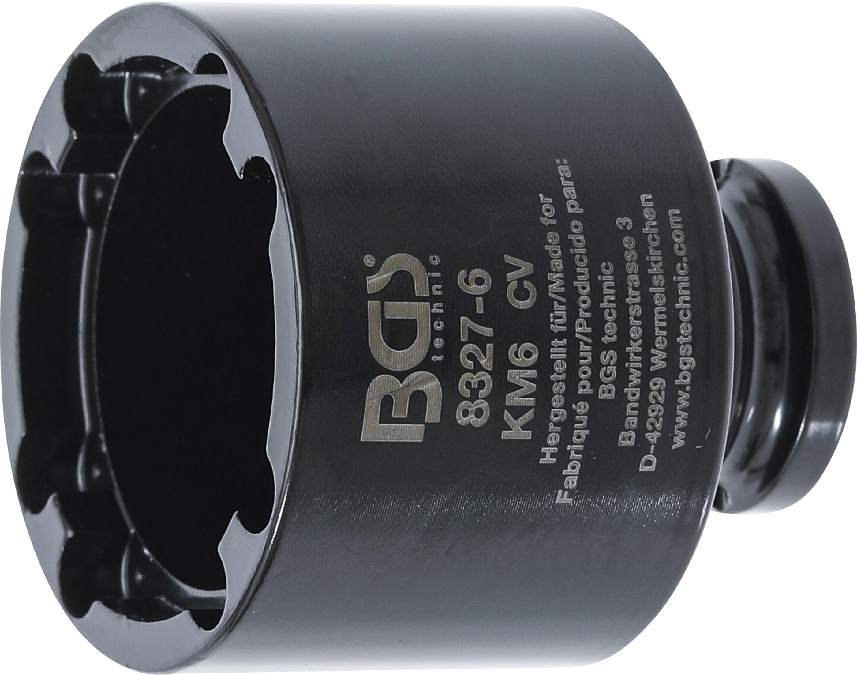 Nutmutternschlüssel | Zapfen innen liegend | KM6 BGS8327-6