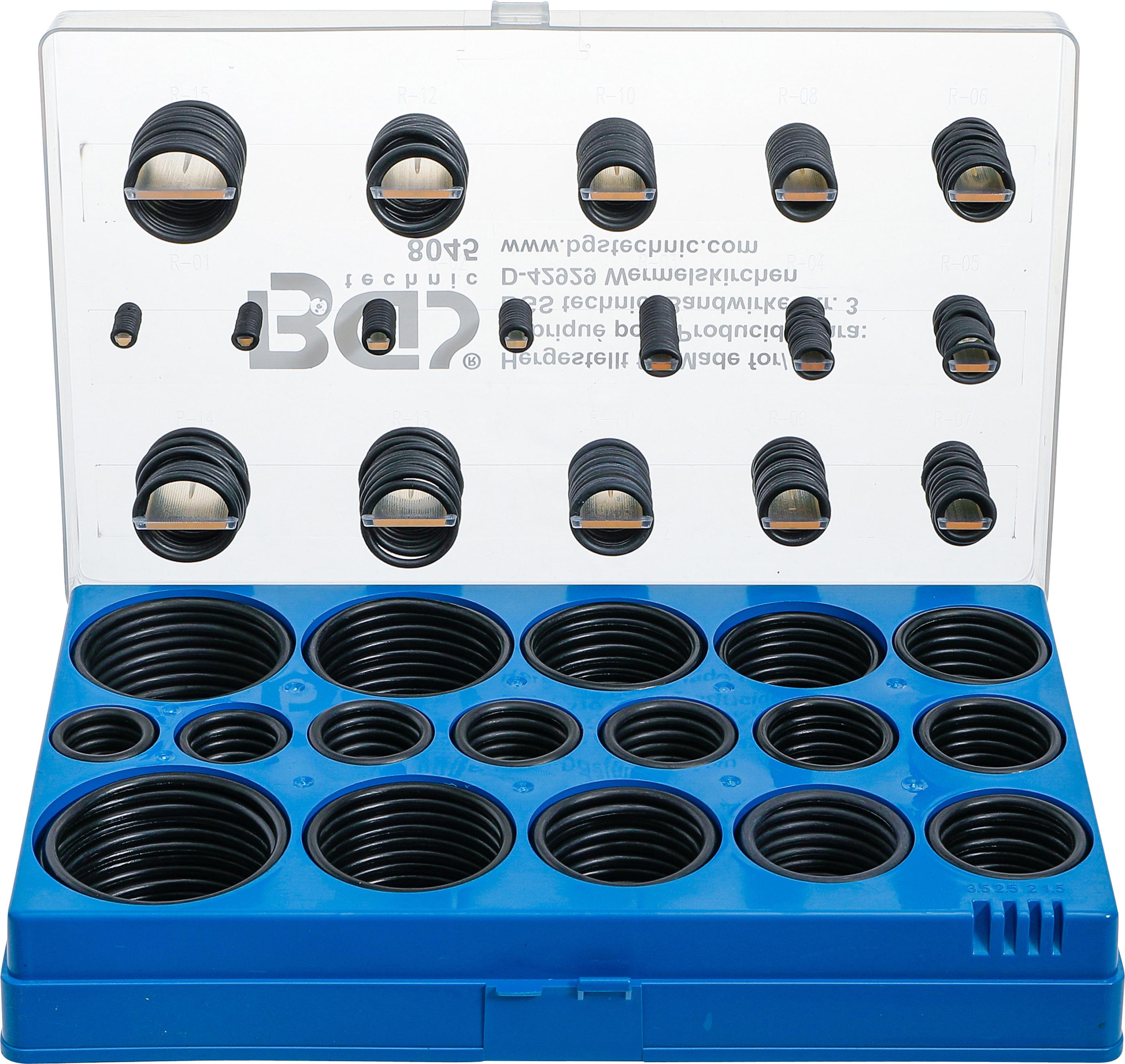 O-Ring-Sortiment | Ø 3 - 50 mm | 419-tlg. BGS8045