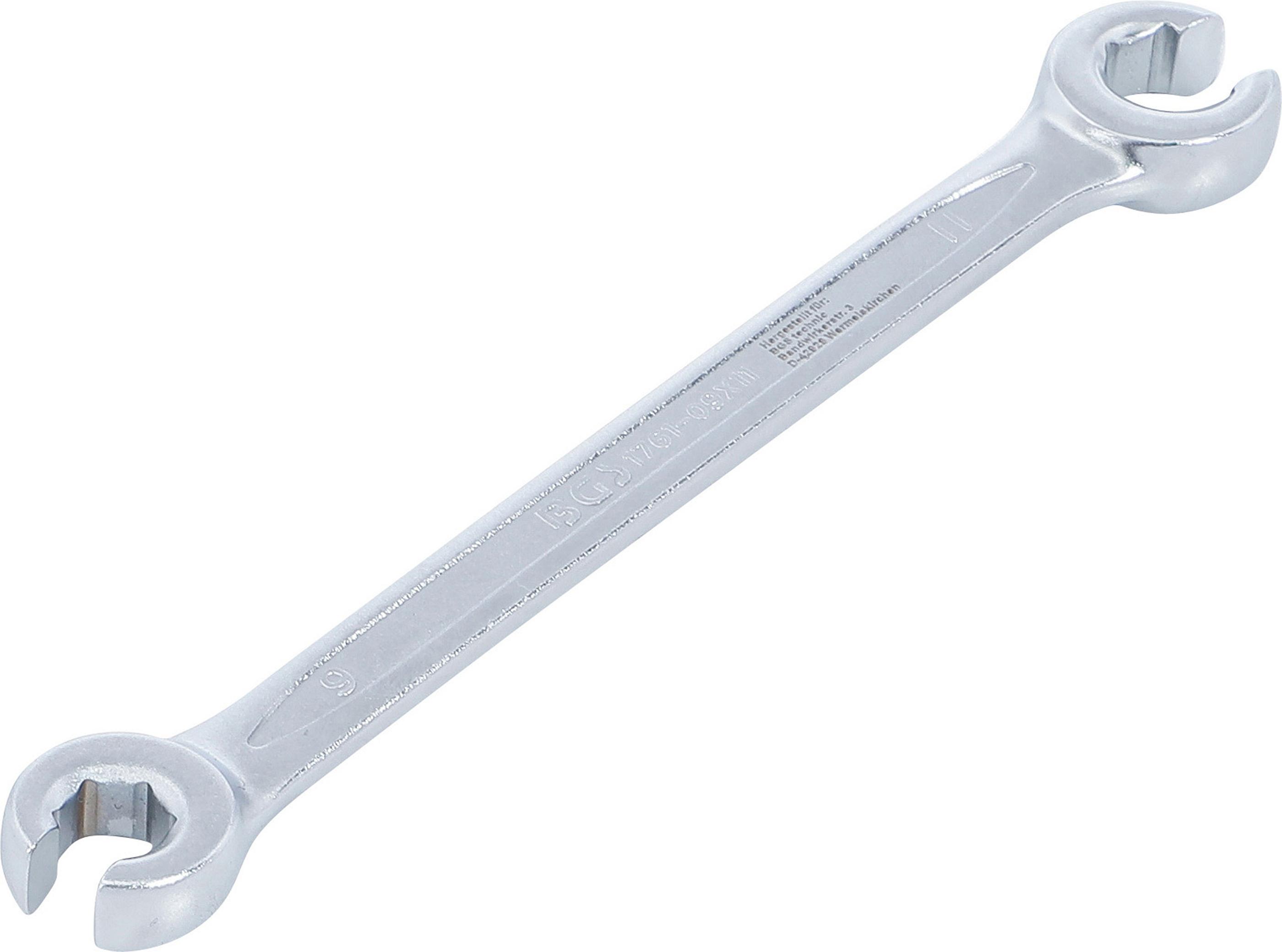 Offener Doppel-Ringschlüssel | SW 9 x 11 mm BGS1761-9x11