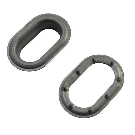 Ovalöse mit Scheibe, Innen-Ø 42 x 22 mm, verzinkt 320133040 Suer