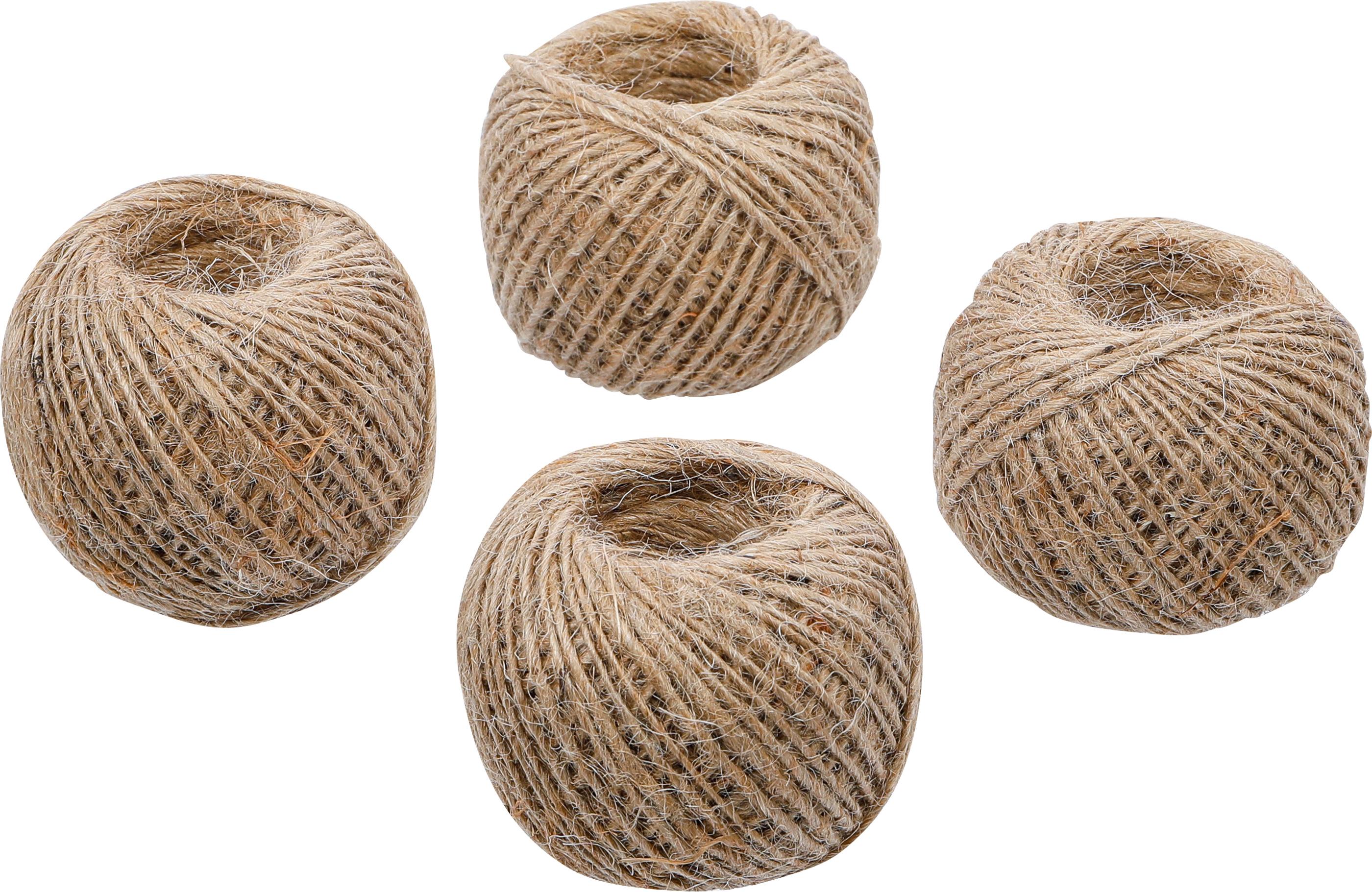 Paketkordel-Satz | 1 mm x 45 m | 4-tlg. BGS80814