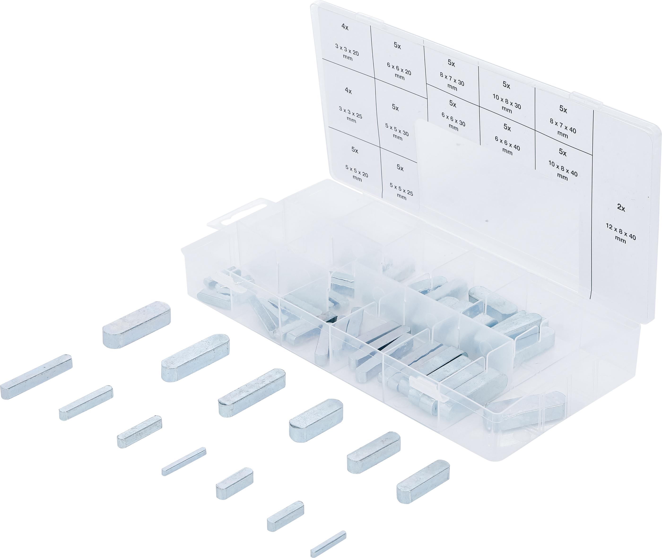 Passfedern-Sortiment | 60-tlg. BGS8141