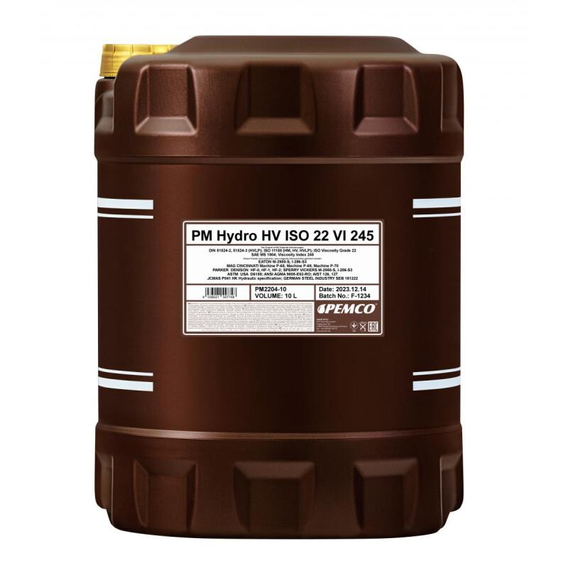 PEMCO Industrieöl PM2204 HYDRO HV ISO 22 VI 245