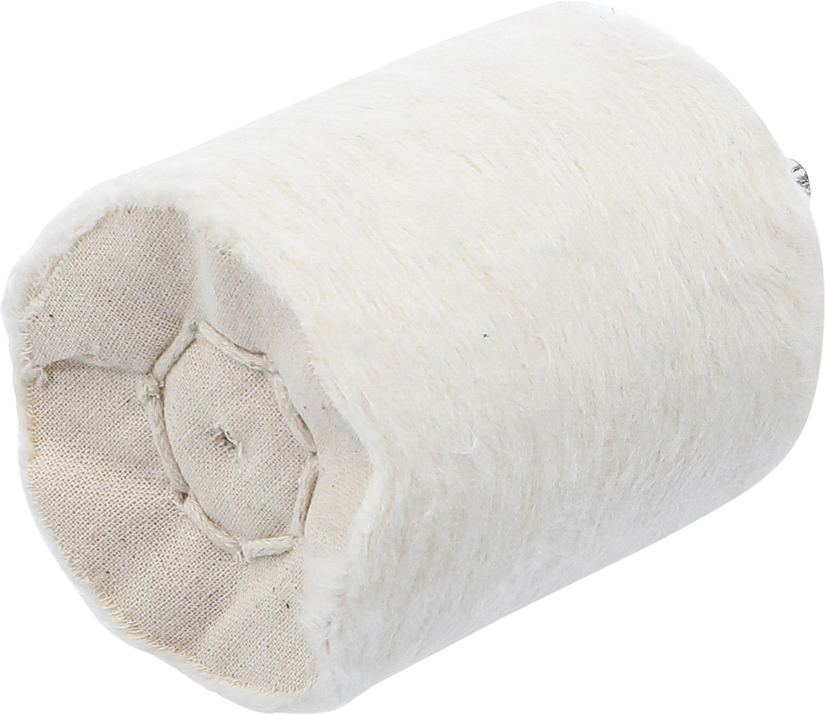 Polierkopf | Zylinderform | Antrieb Außensechskant 6,3 mm (1/4") BGS74488