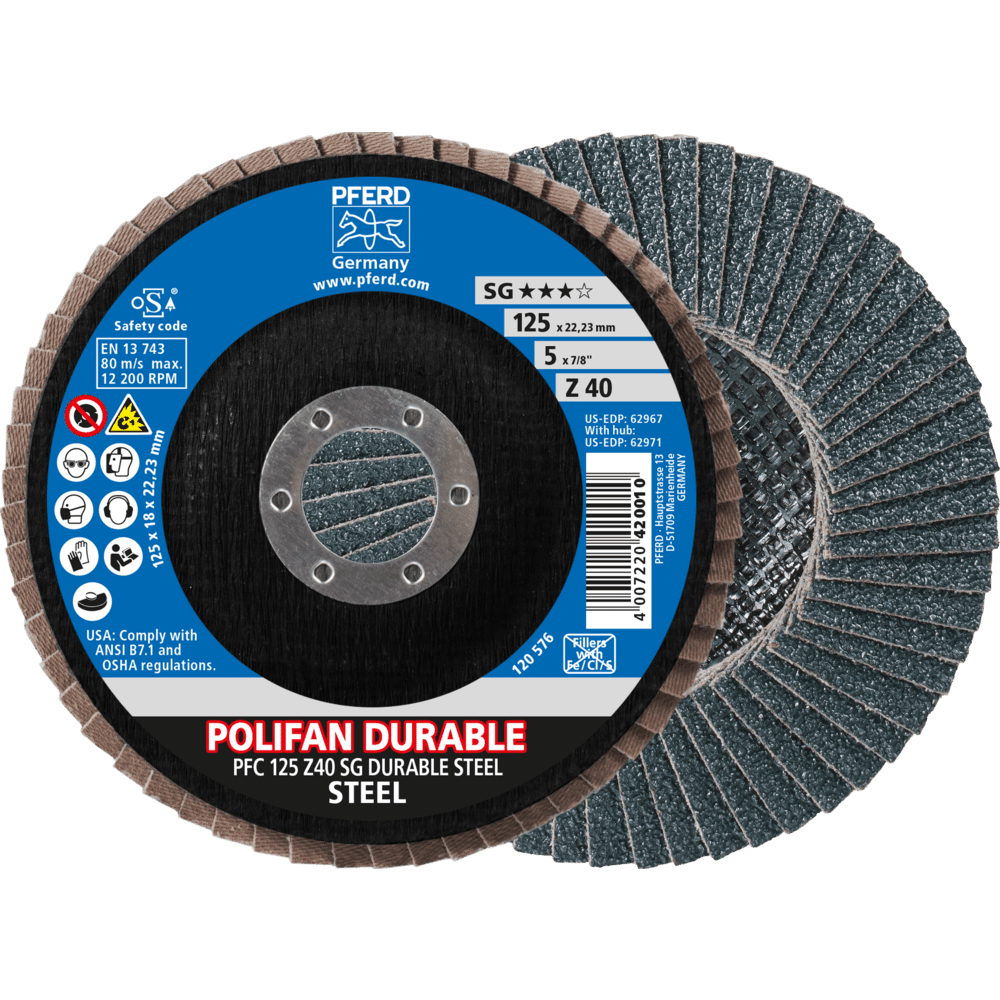 POLIFAN PFC 125 Z40 SG DURABLE STEEL 4007220420027