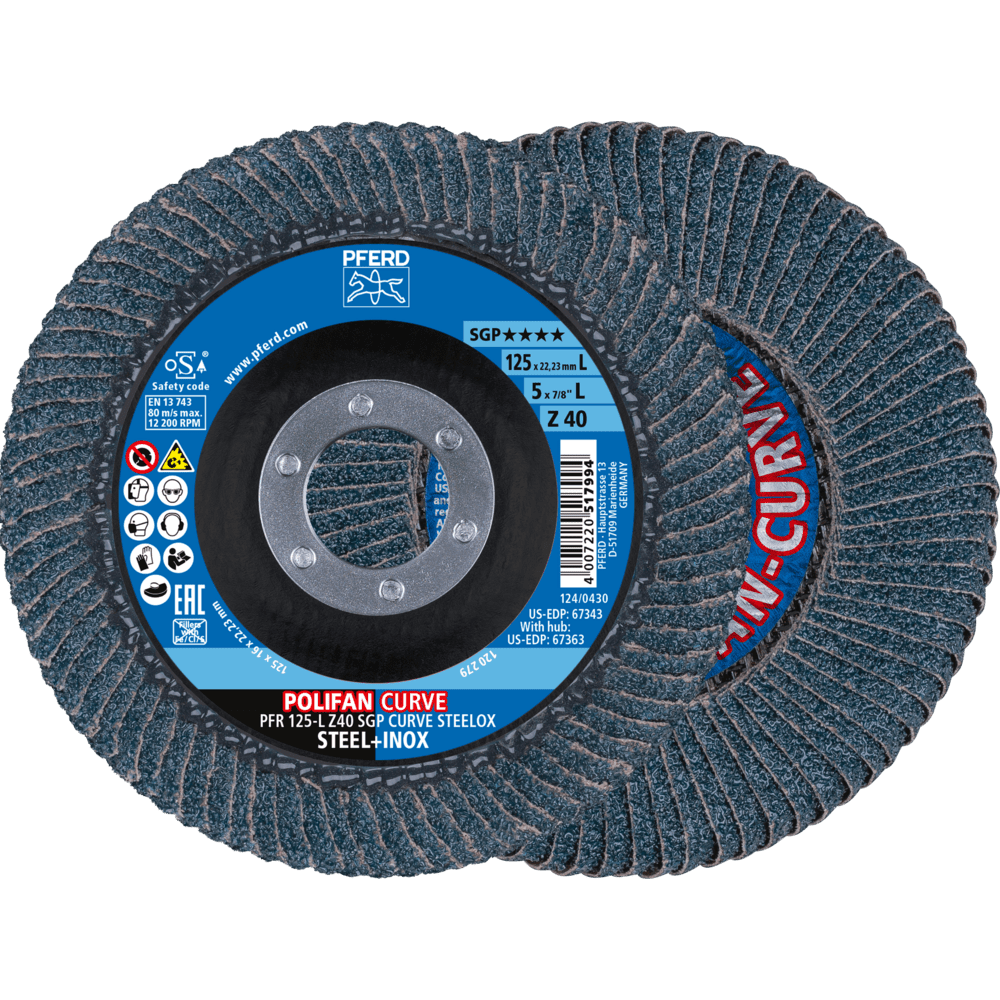 POLIFAN PFR 125-L Z40 SGP CURVE STEELOX 4007220790175