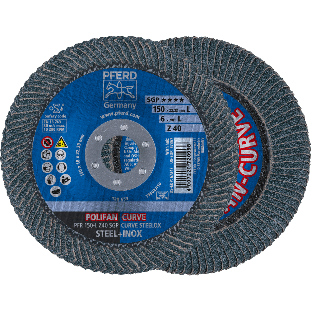 POLIFAN PFR 150-L Z40 SGP CURVE STEELOX 4007220844946