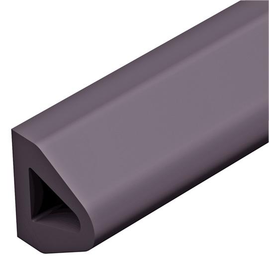 Rammschutzprofil, Gummi, 80 x 70 mm, 2600 mm, schwarz 335102418 Suer