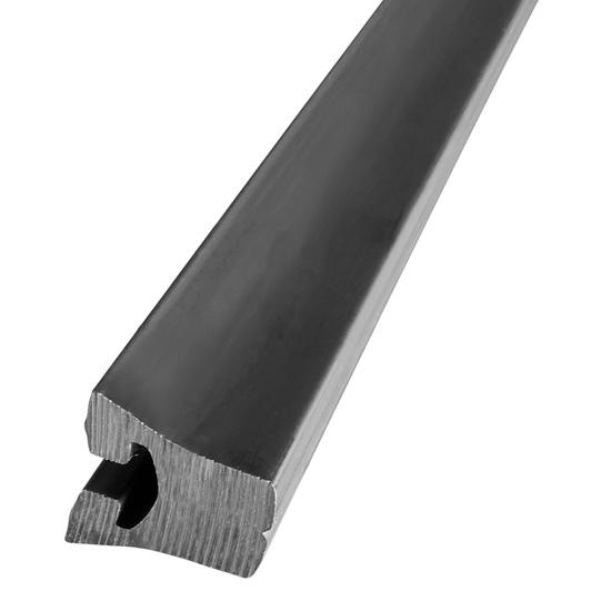 Rammschutzprofil mit Nut, PVC, 34 x 38 mm, 3000 mm, anthrazit 335102647 Suer