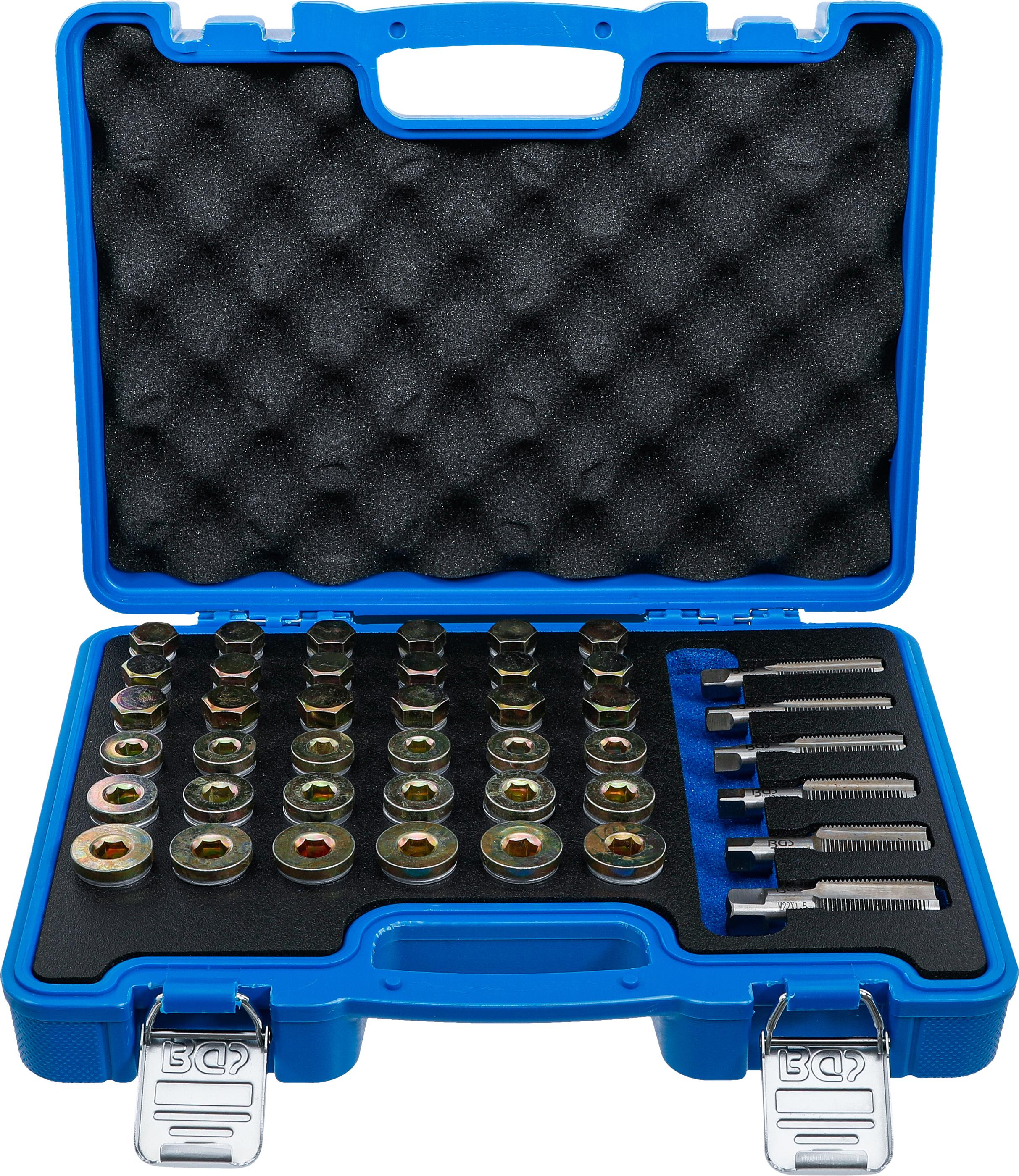 Reparatursatz für Öl-Ablass-Gewinde | 114-tlg. BGS123