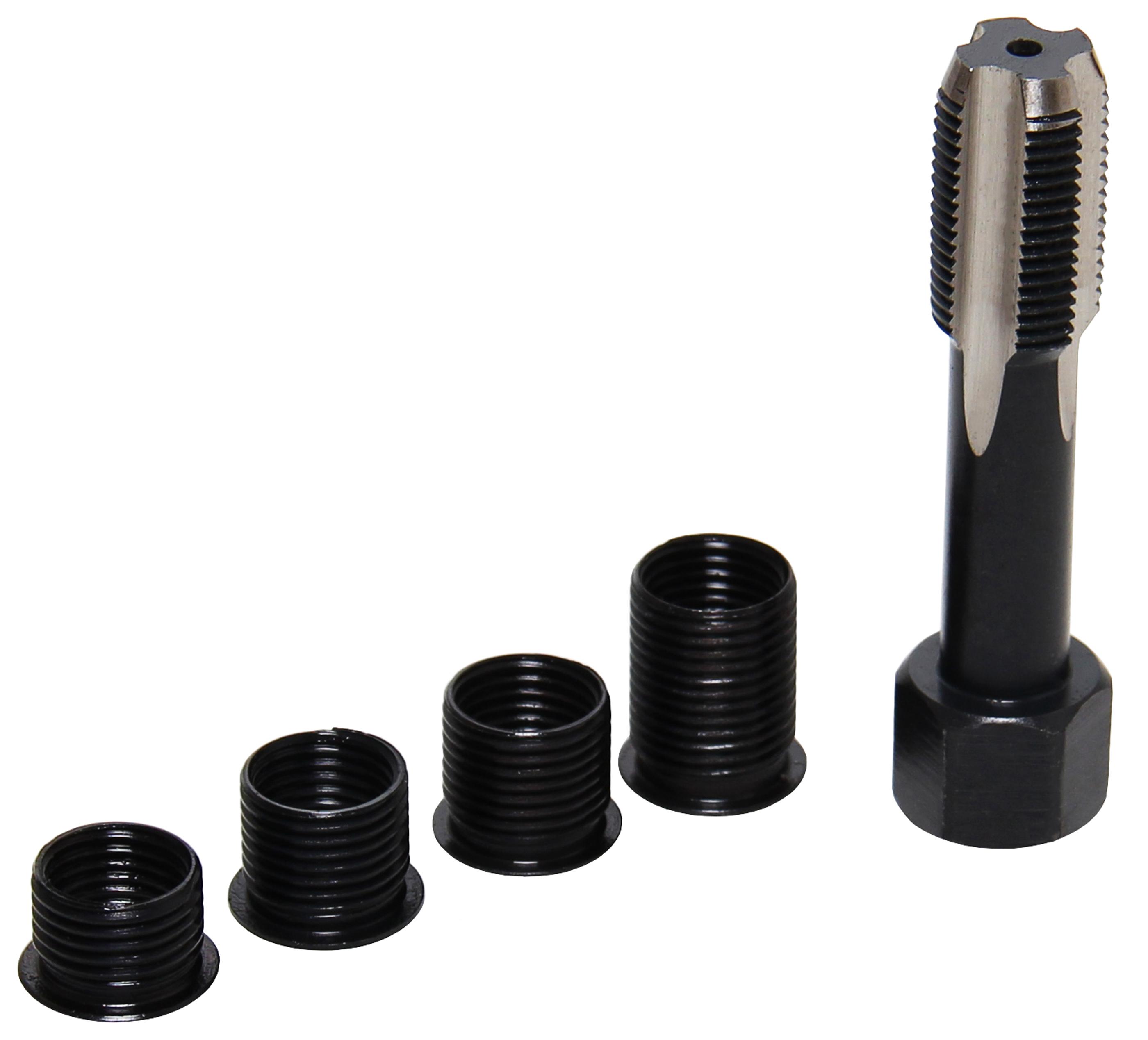 Reparatursatz für Zündkerzengewinde | M12 x 1,25 mm | 5-tlg. BGS166