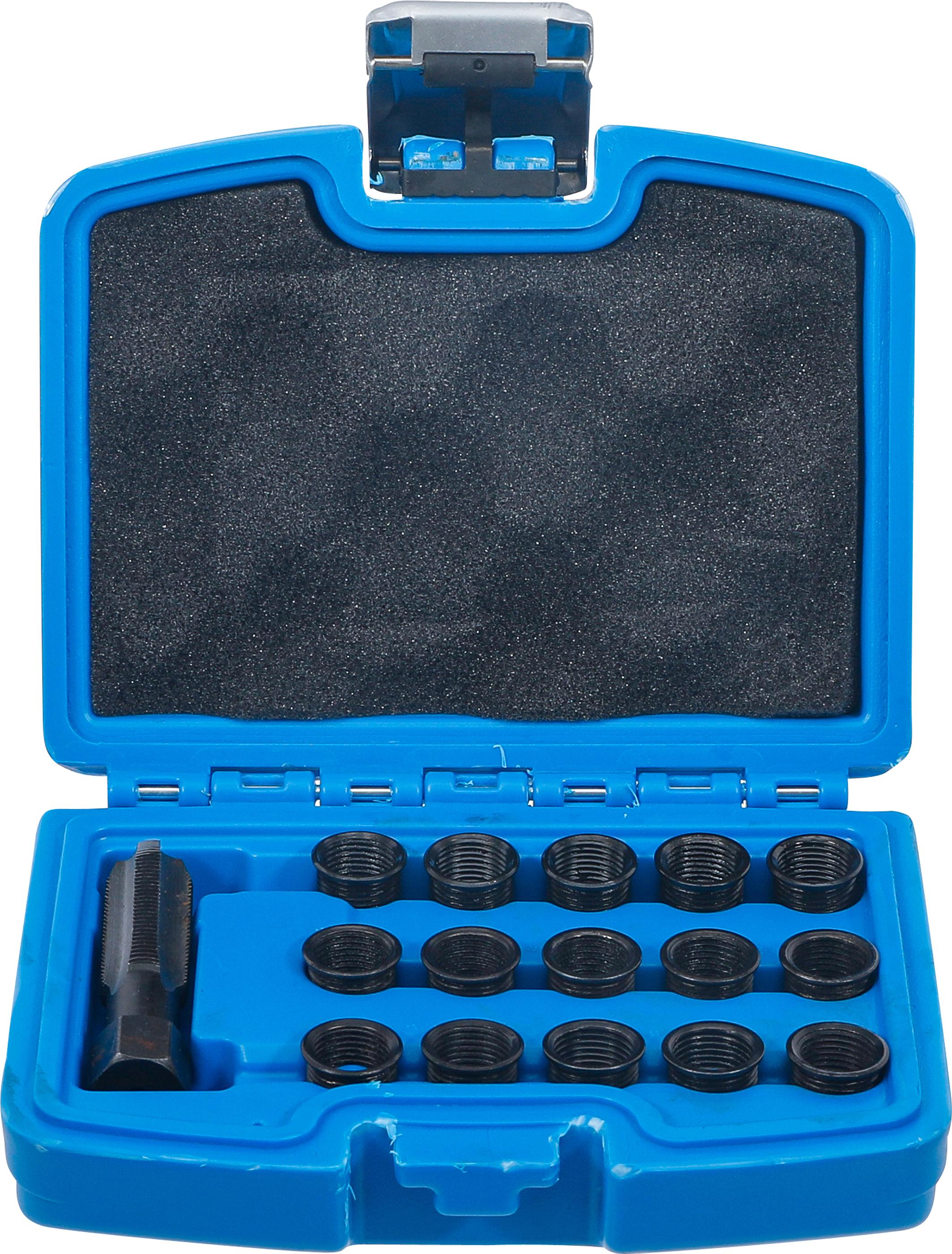Reparatursatz für Zündkerzengewinde | M14 x 1,25 mm | 16-tlg. BGS149