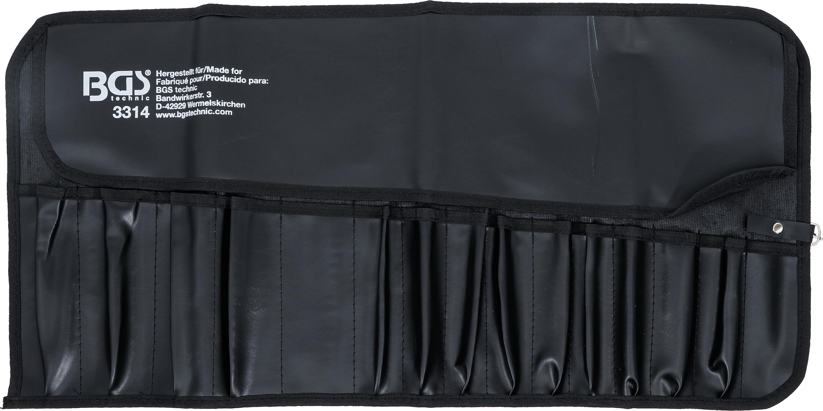 Rolltasche für Werkzeug mit 15 Fächern | 660 x 320 mm | leer BGS3314