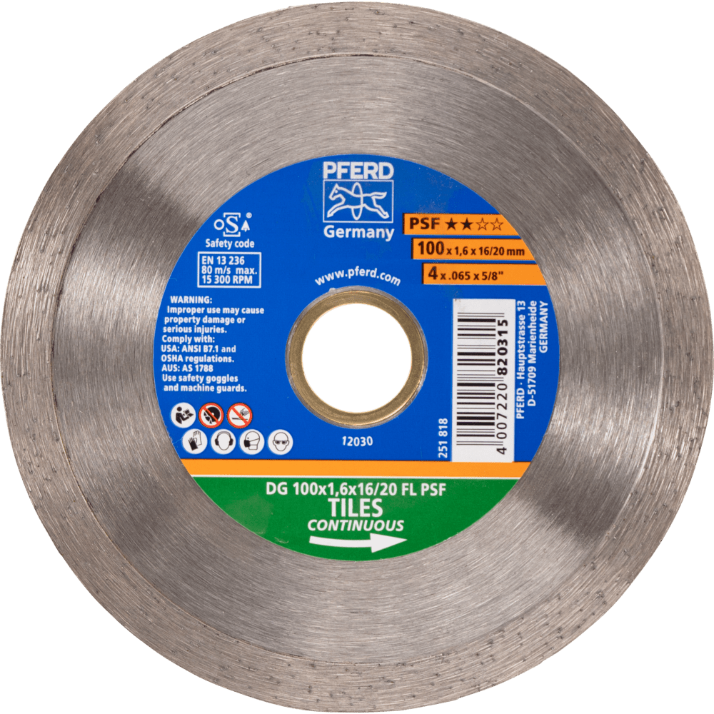 SA-DIA-TRENN. DG 100x1,6x16/20 FL PSF 4007220820315