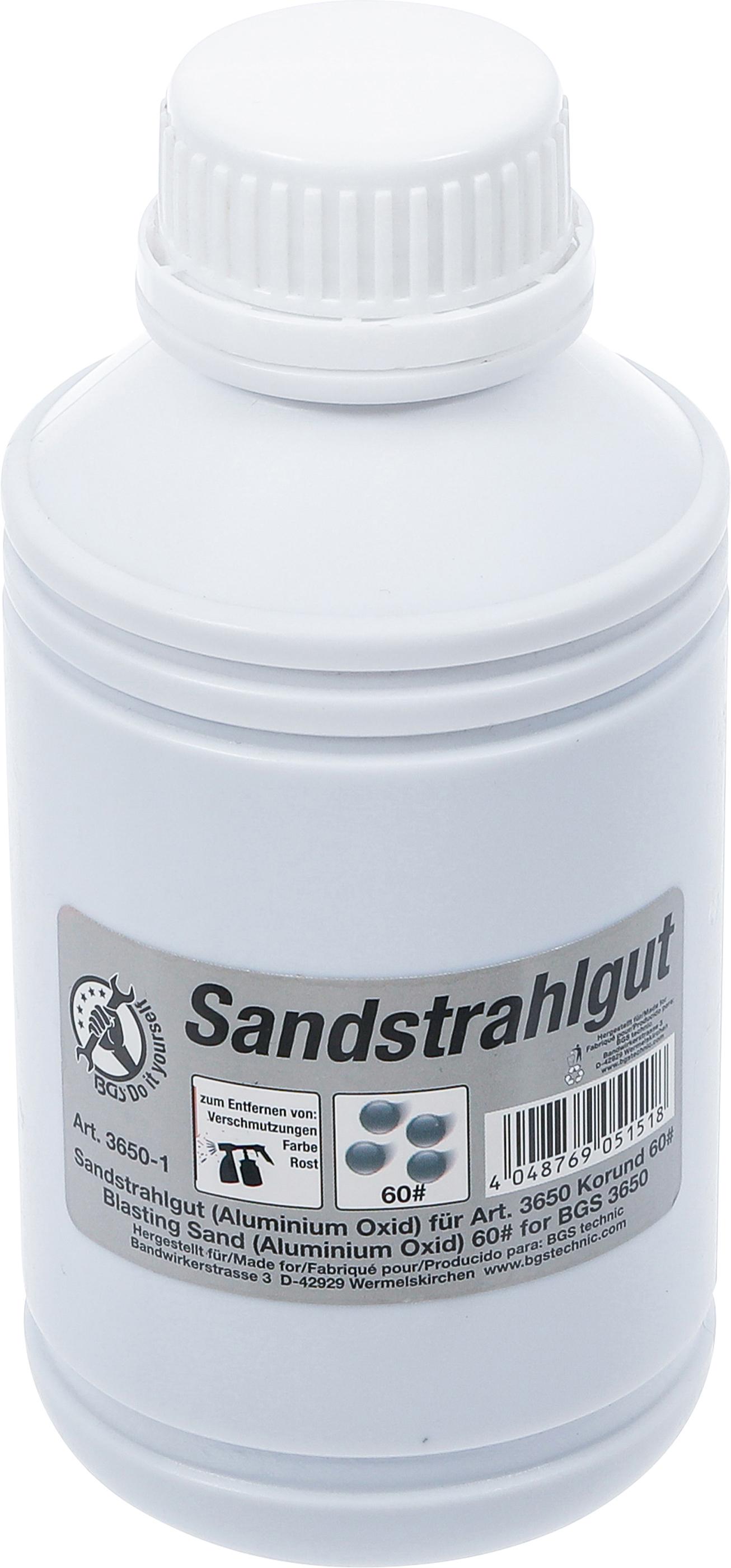 Sandstrahlgut | Aluminium Oxid | Korund 60# | 850 g BGS3650-1