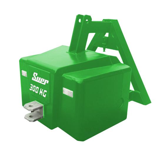 SBD300K Stahlbetongewicht, Kommunaldreieck, grün 852311001 Suer