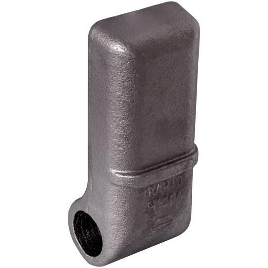 Scharnierauge H 120 A, ohne Bolzen, Stahl roh, Ø 20 mm 102101365 Suer