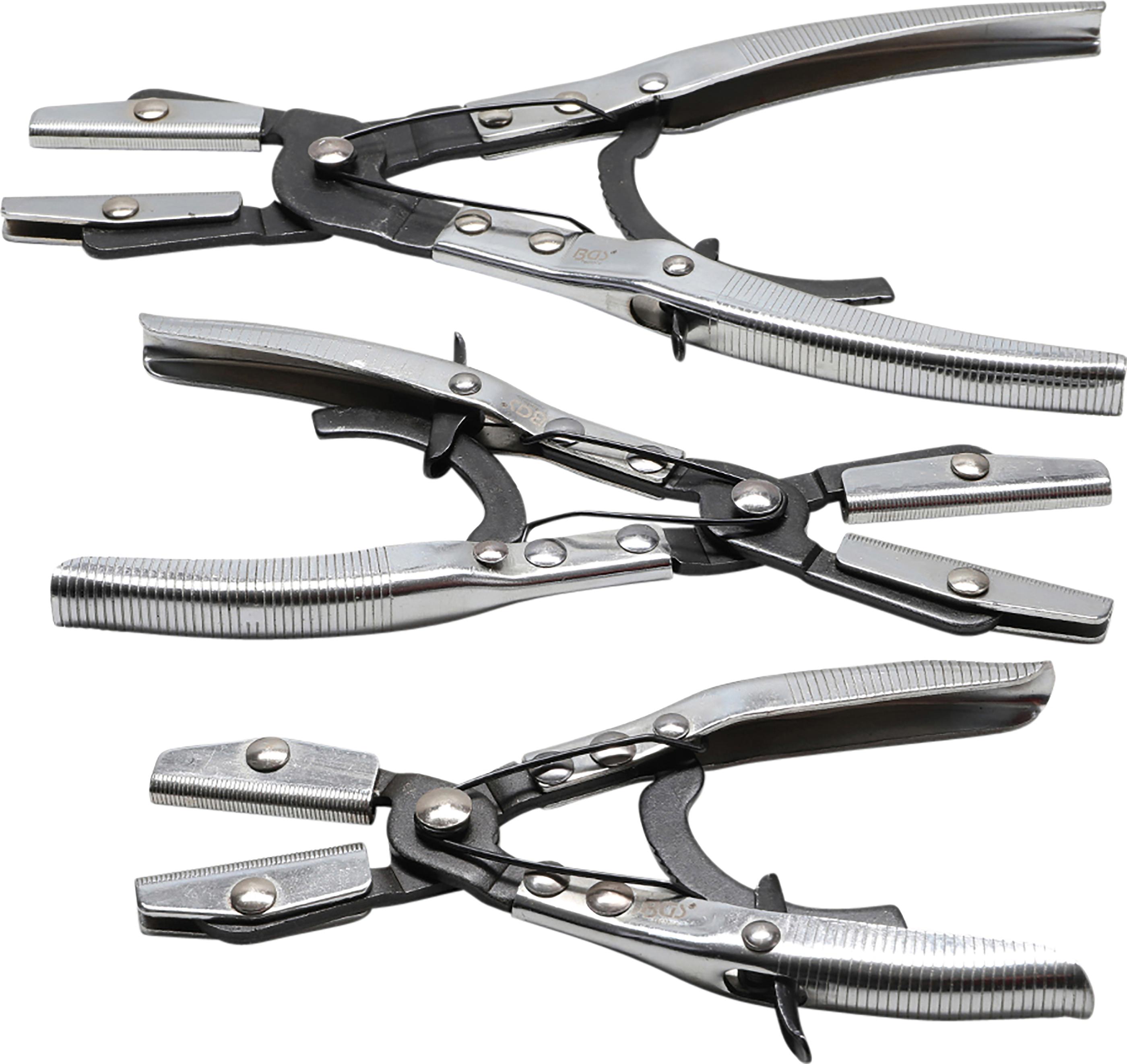 Schlauch-Abklemmzangen-Satz | 205-305 mm | 3-tlg. BGS1718